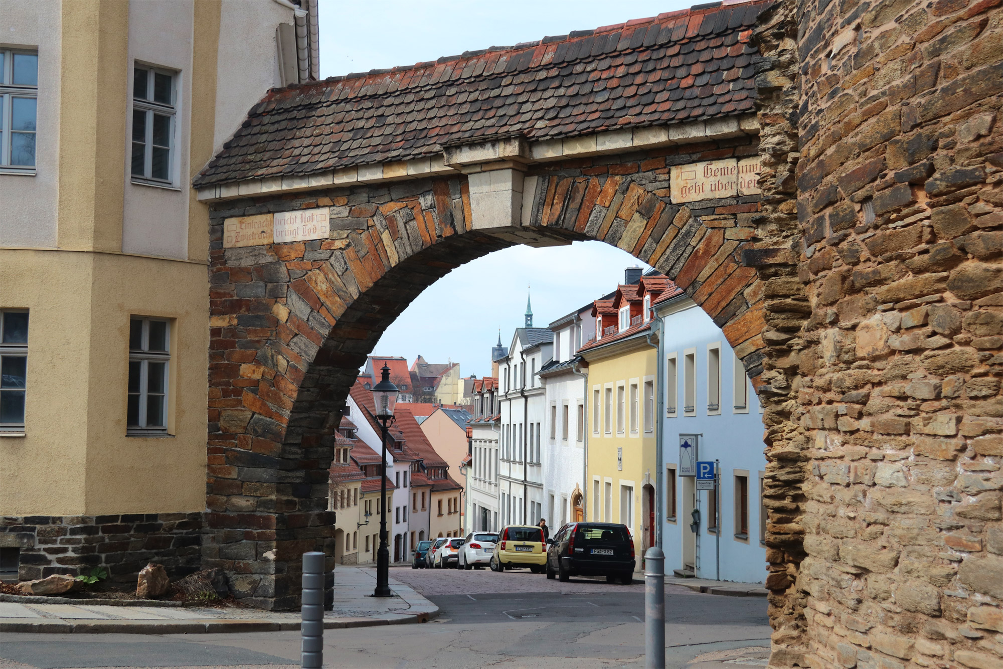 Freiberg, de zilverstad in Saksen - Donatstor