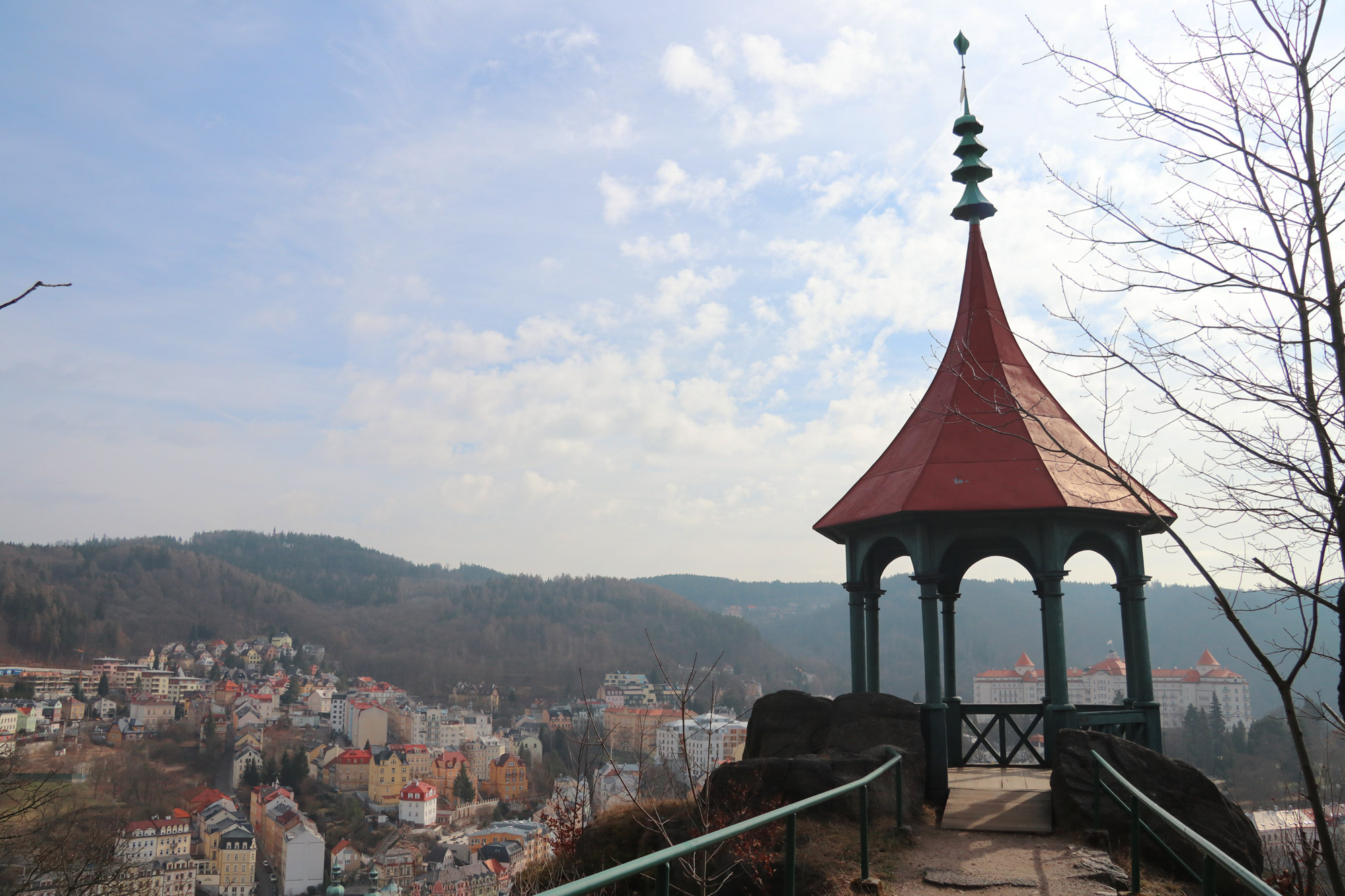 Stedentrip Karlsbad - Uitzicht vanaf Jeleni Skok