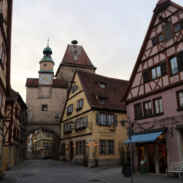 Markusturm en Röderbogenturm - Rothernburg ob der Tauber - Duitsland