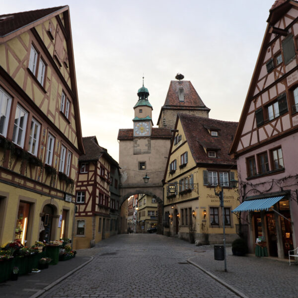 Markusturm en Röderbogenturm - Rothernburg ob der Tauber - Duitsland