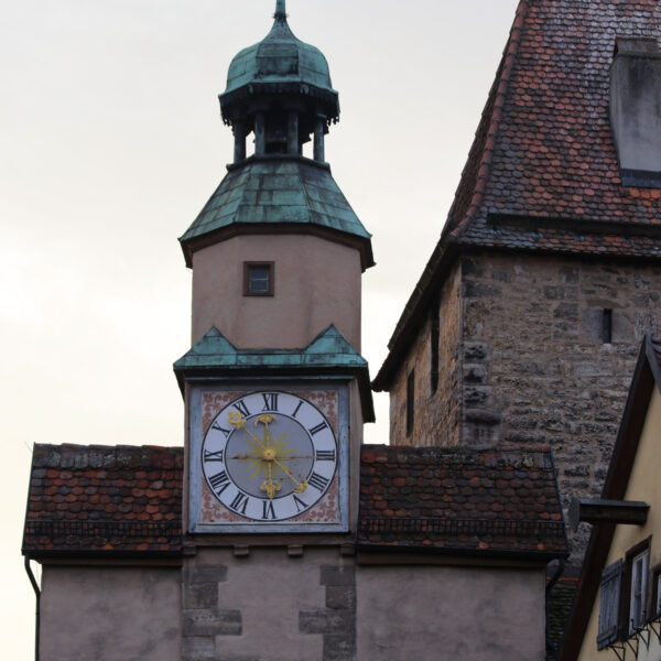 Markusturm en Röderbogenturm - Rothernburg ob der Tauber - Duitsland