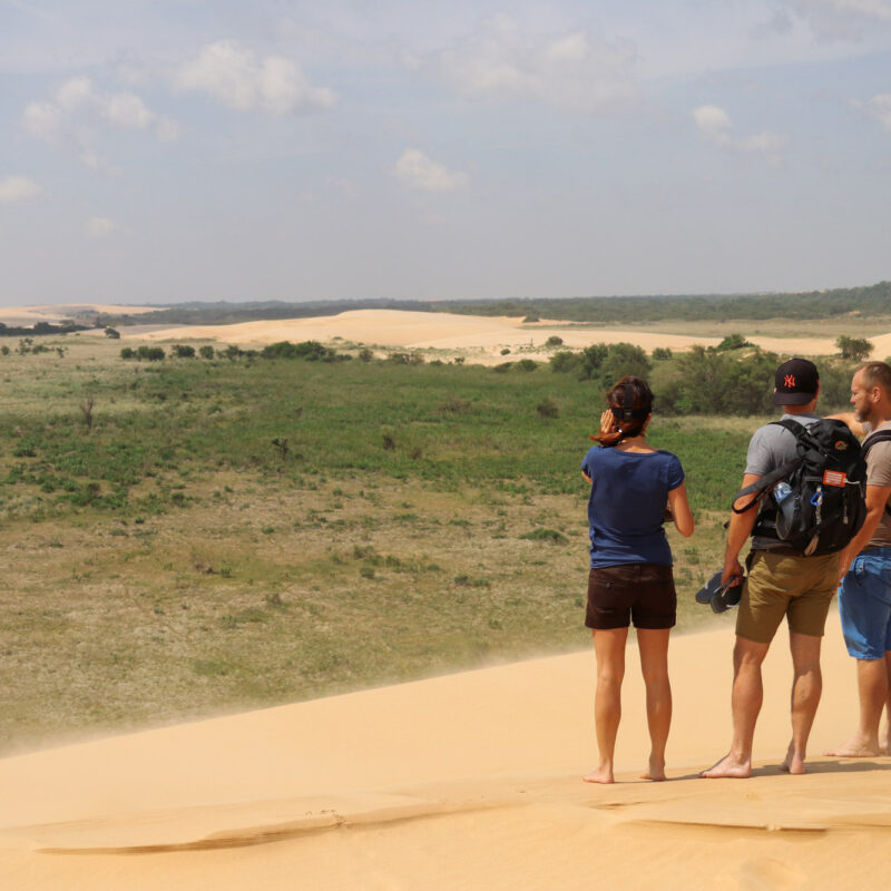 Sandboarden in Lomas de Arena