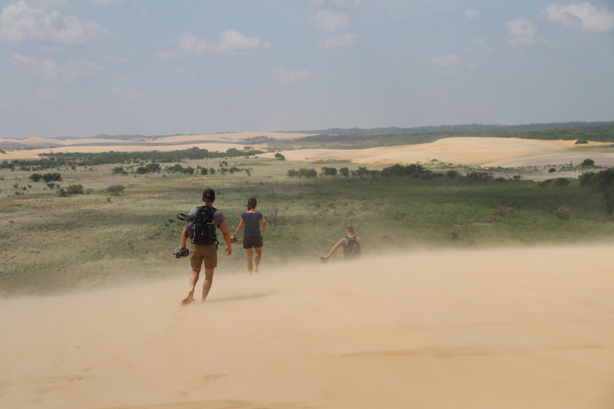 Sandboarden in Lomas de Arena