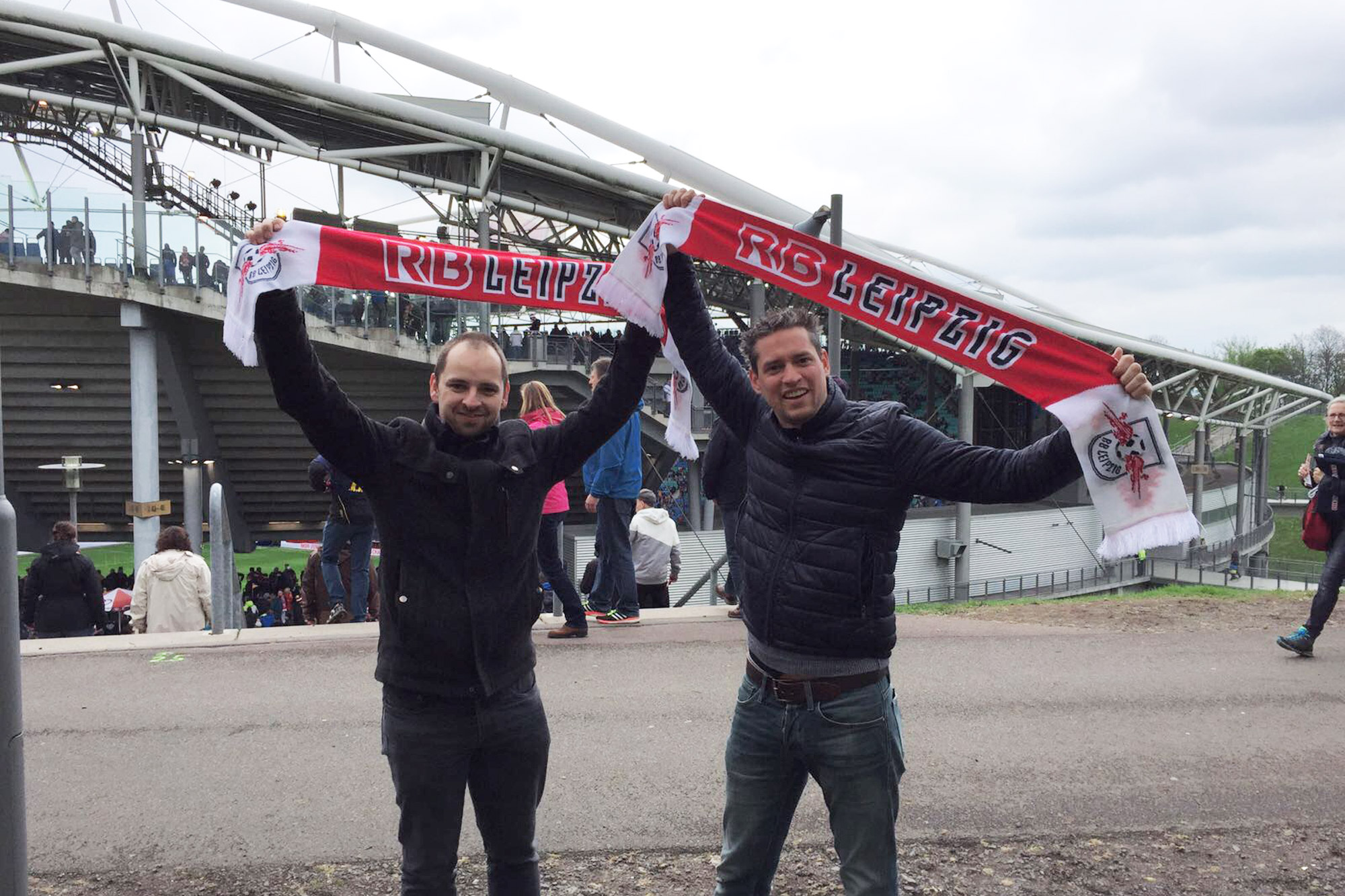 Voetbalwedstrijd van RB Leipzig bezoeken