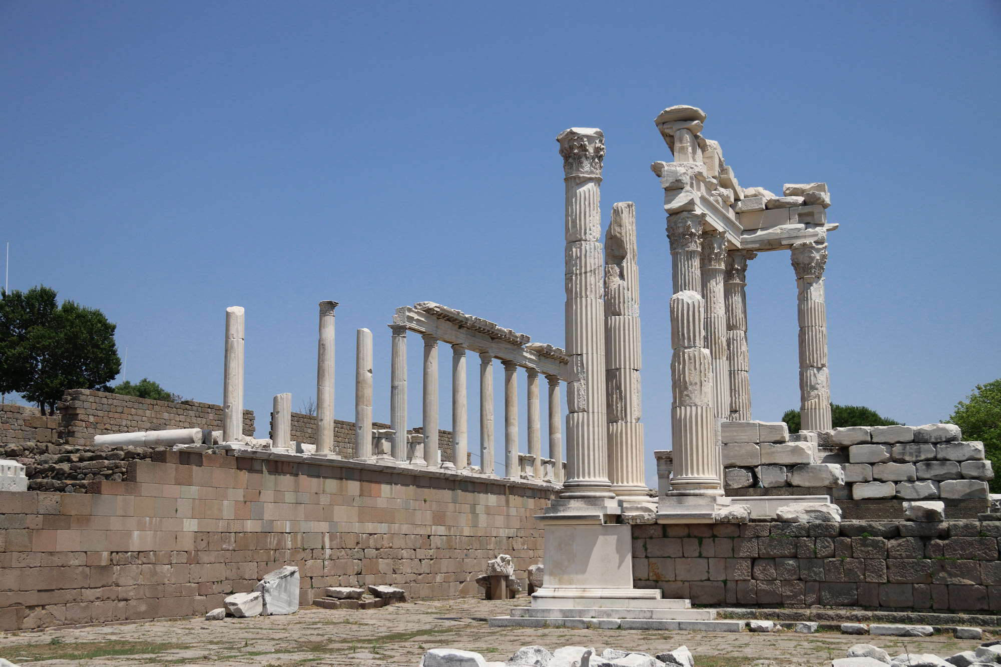 Turkije reisverslag: Bergama en Ayvalik - Tempel van Trajanus