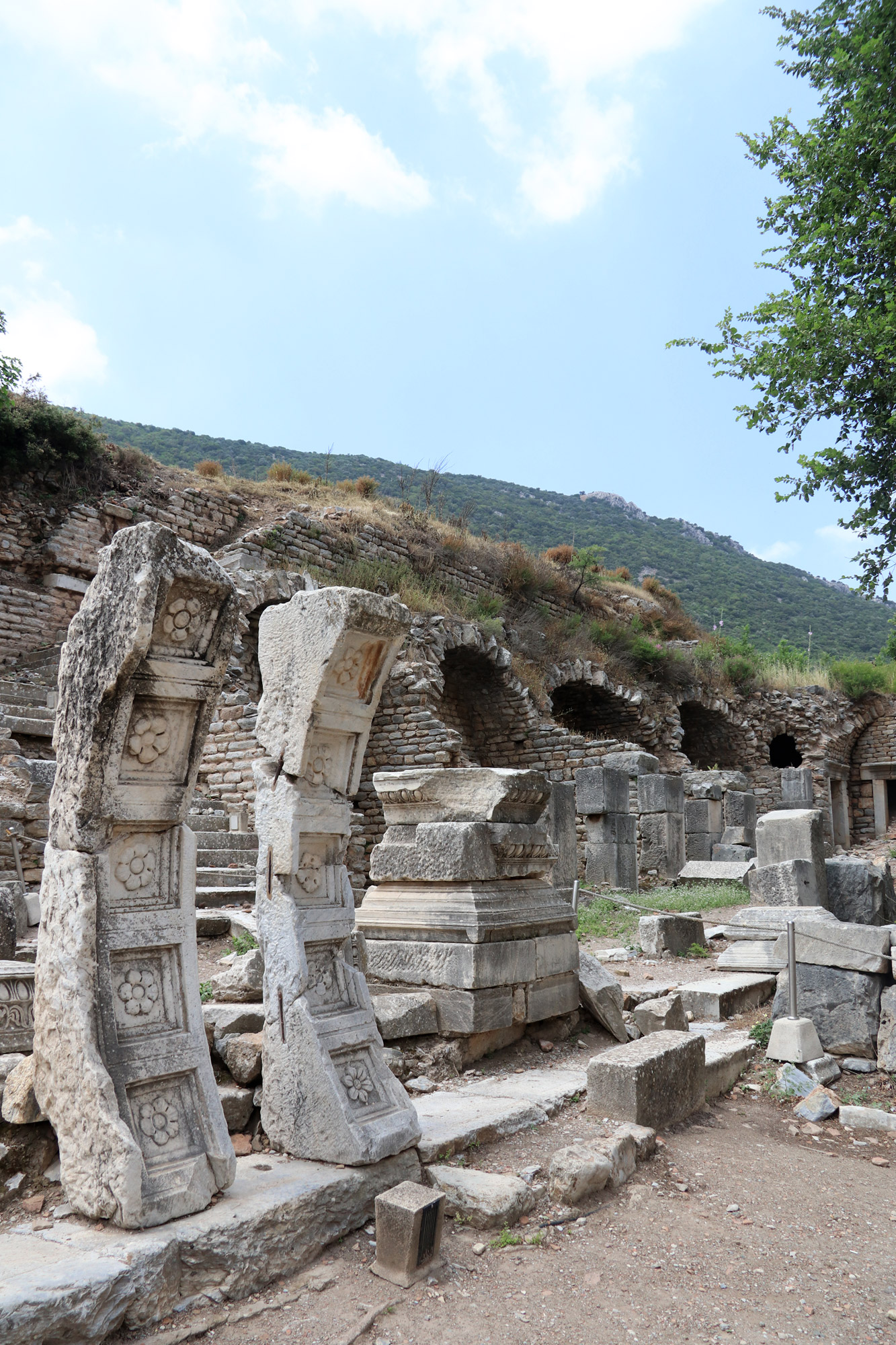 Turkije reisverslag: Efeze en Şirince - De Tempel van Domintianus