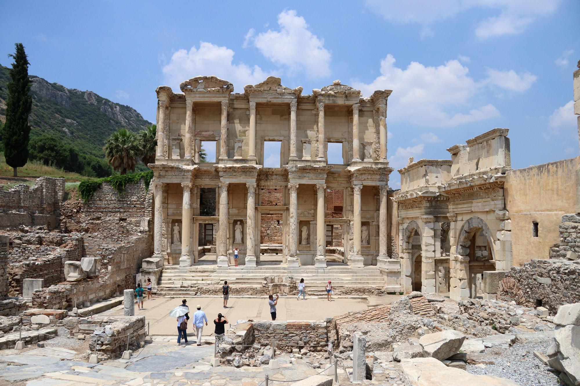 Turkije reisverslag: Efeze en Şirince - Bibliotheek van Celsus