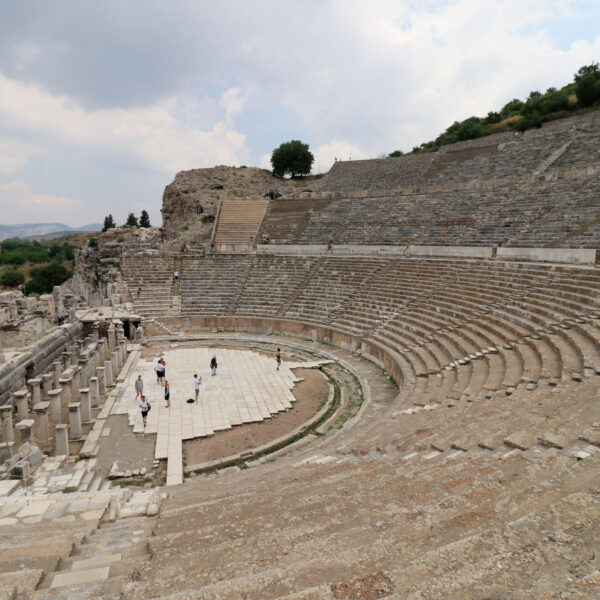 Turkije reisverslag: Efeze en Şirince - Theater van Efeze