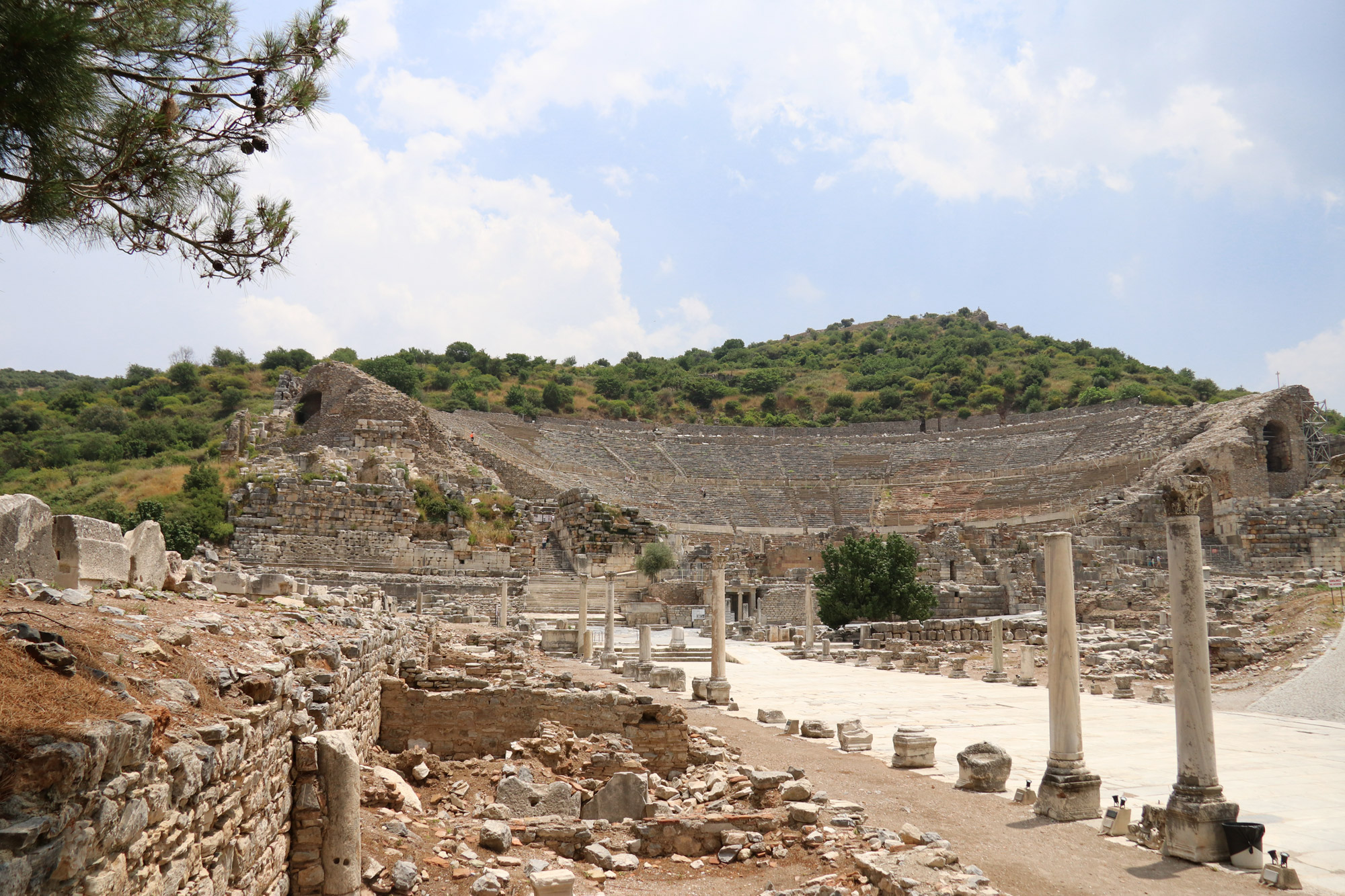 Turkije reisverslag: Efeze en Şirince - Theater van Efeze