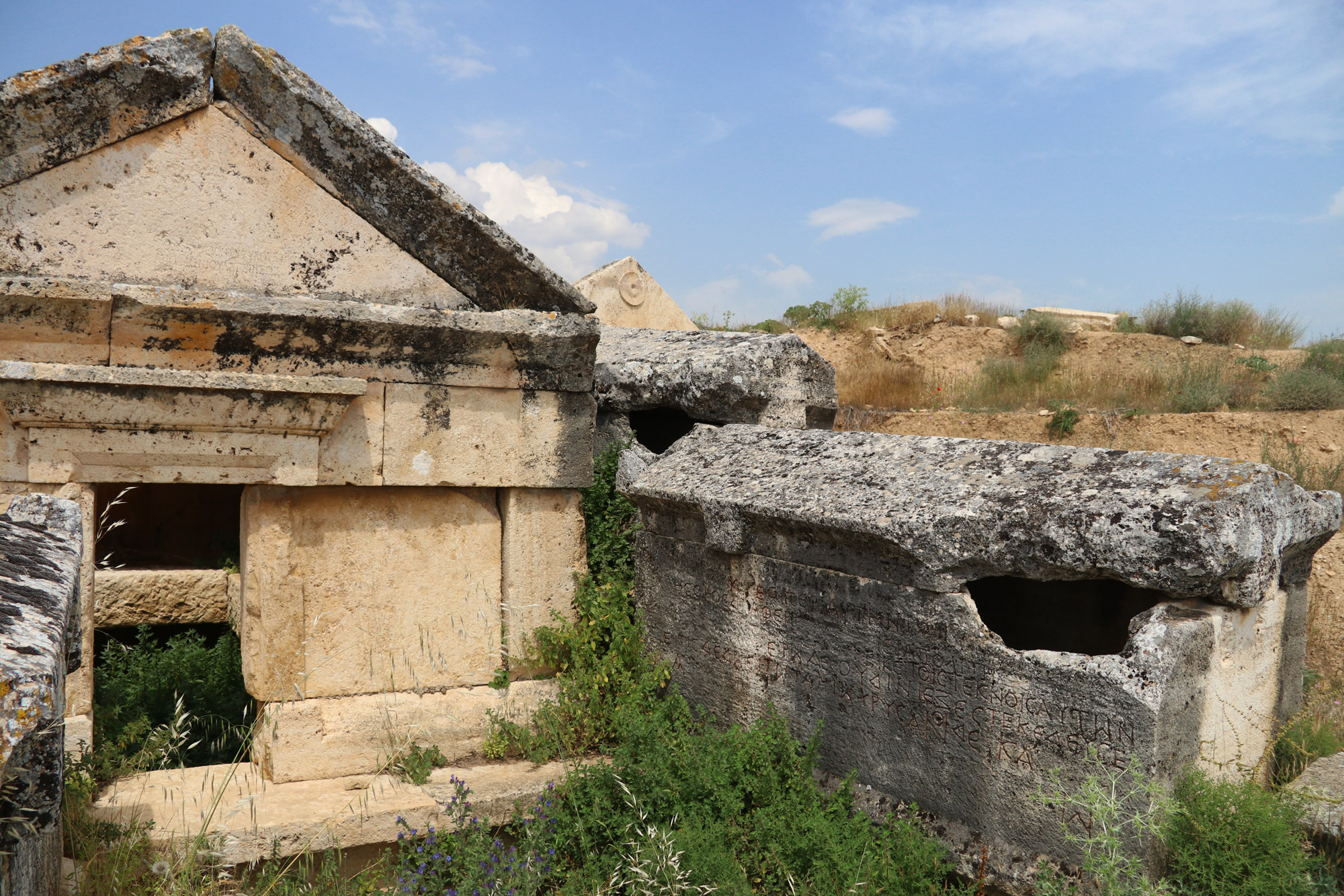 Turkije reisverslag: Pamukkale en Hiërapolis - Graven van Necropolis