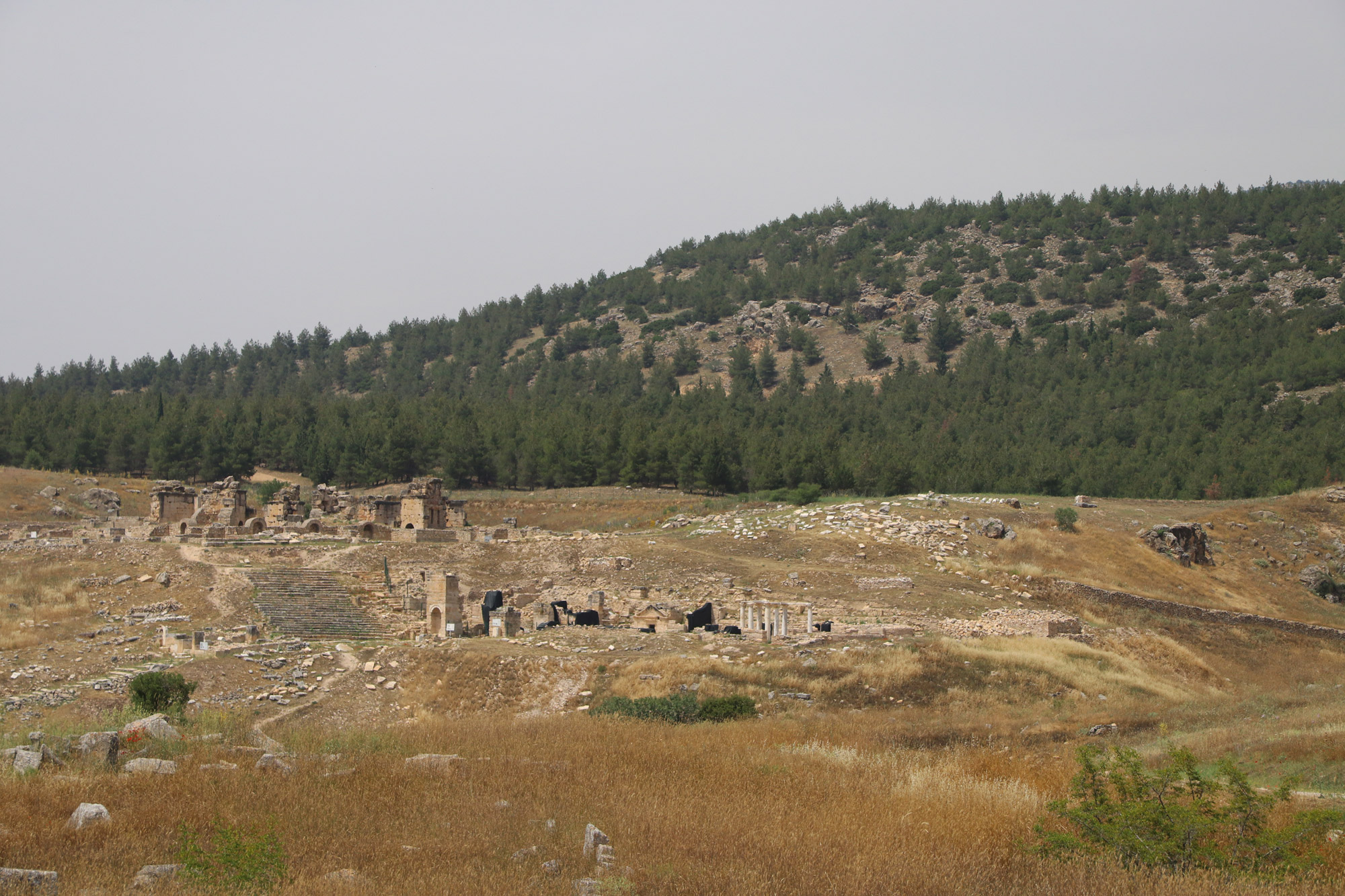 Turkije reisverslag: Pamukkale en Hiërapolis - Ruïnes op de berg