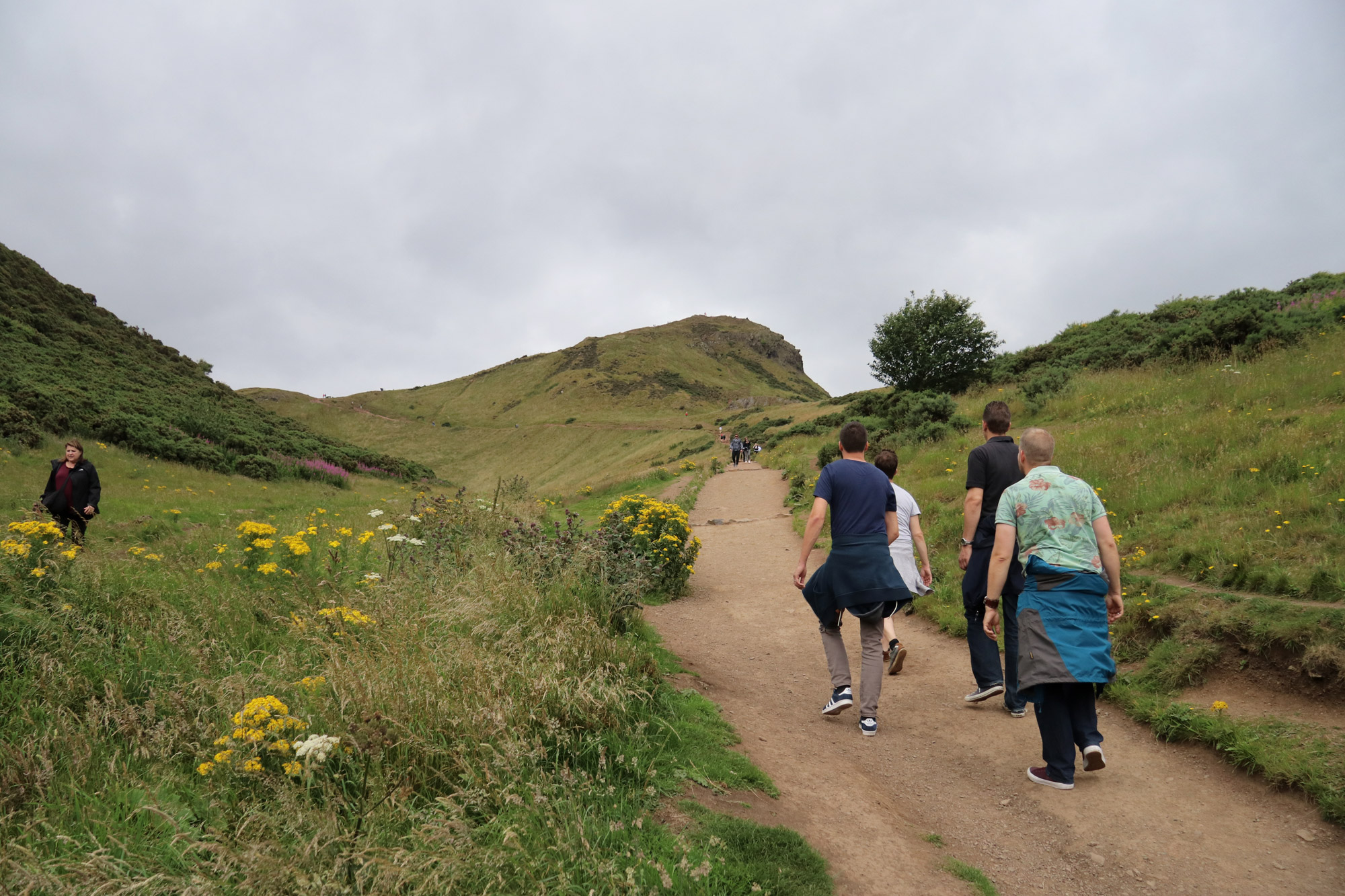 Mannenweekend in Edinburgh - Beklimming van Arthur's Seat