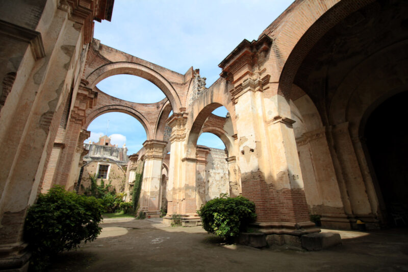 De ruïnes van Antigua - Catedral de Santiago