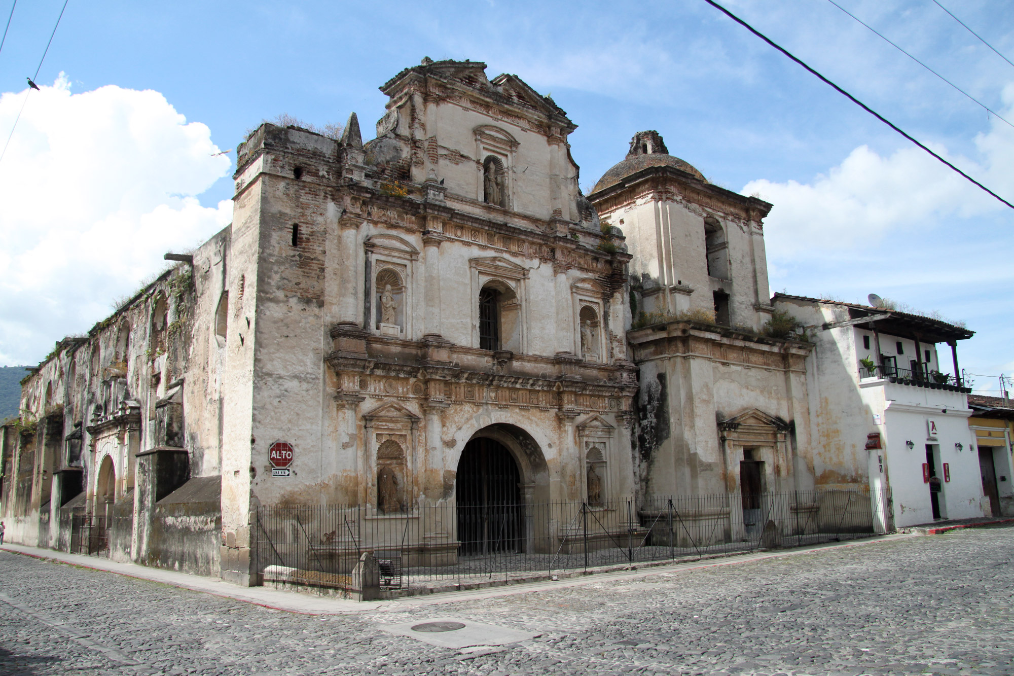 De ruïnes van Antigua - Iglesia y Convento de San Agustin