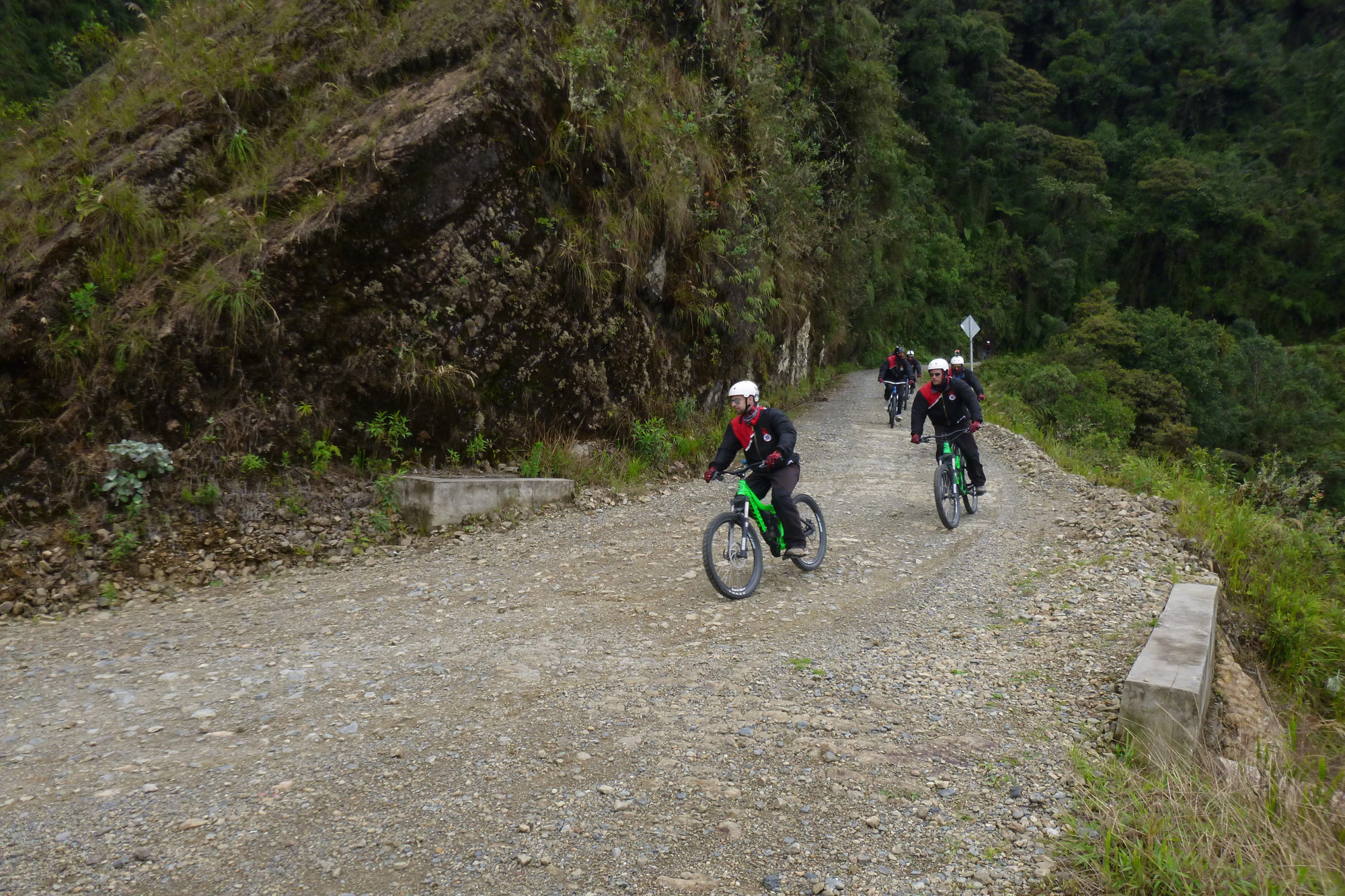 Fietsen op de Death Road in Bolivia