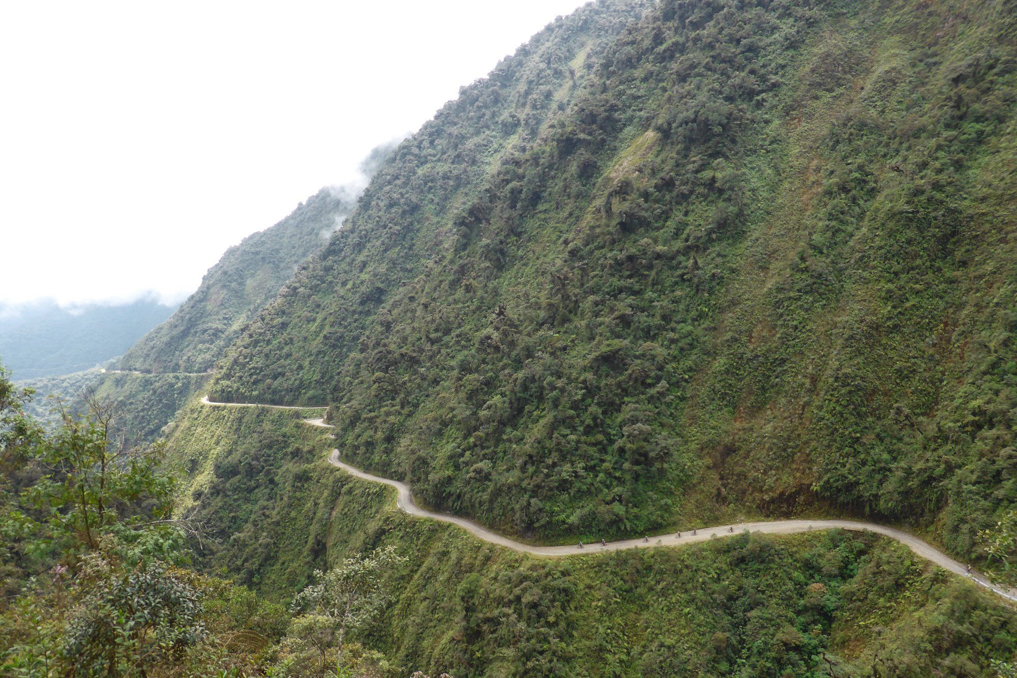 Fietsen op de Death Road in Bolivia