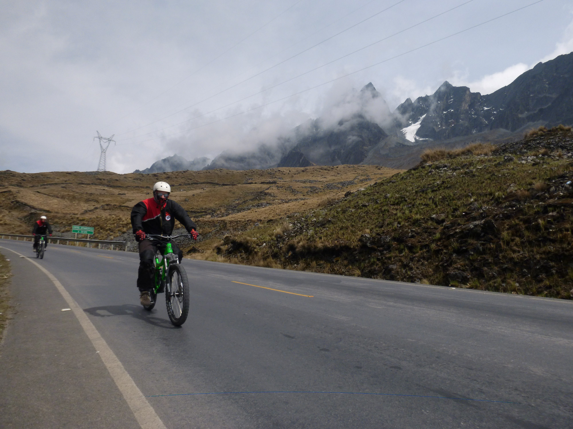 Fietsen op de Death Road in Bolivia