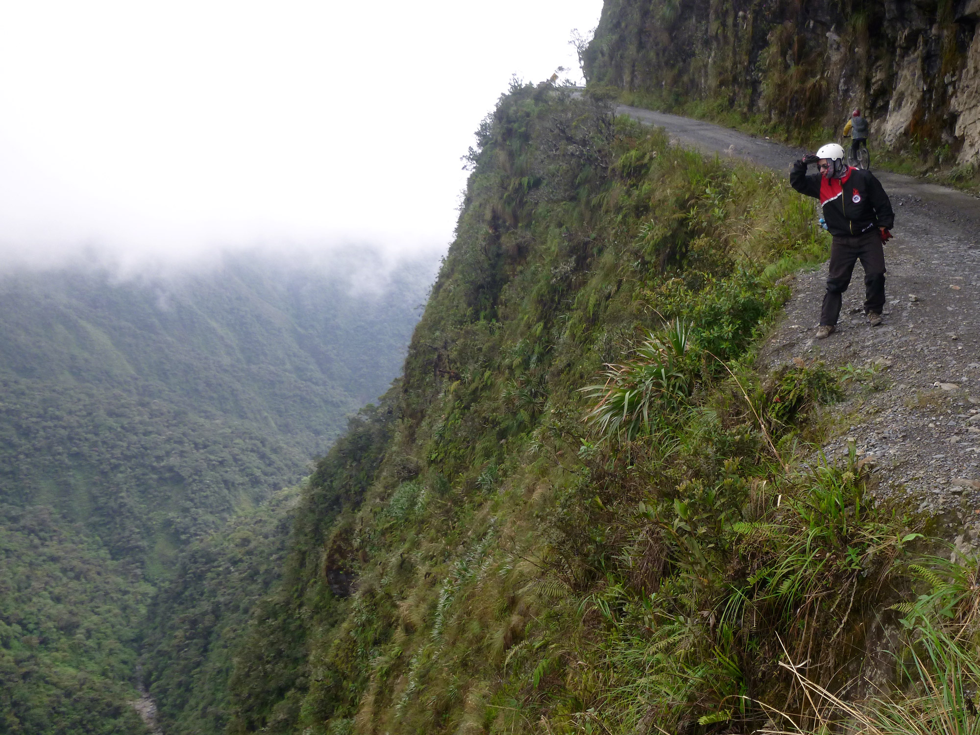 Fietsen op de Death Road in Bolivia