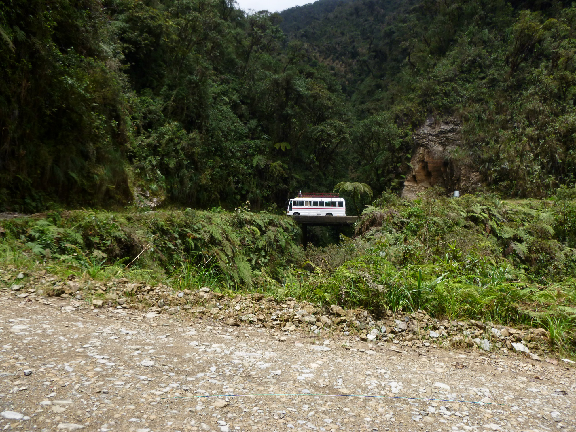 Fietsen op de Death Road in Bolivia