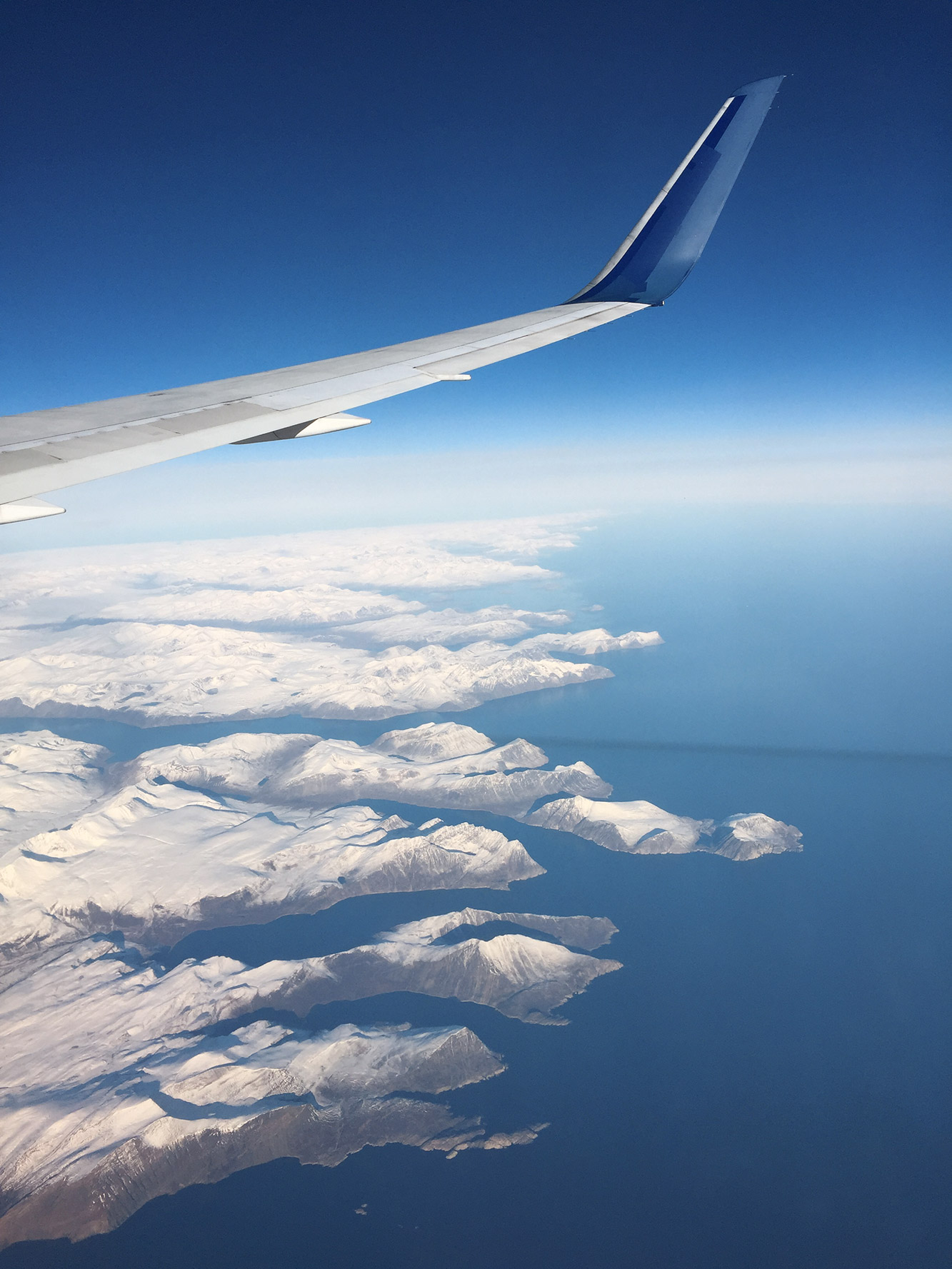 Amerika dag 1: Canada vanuit de lucht