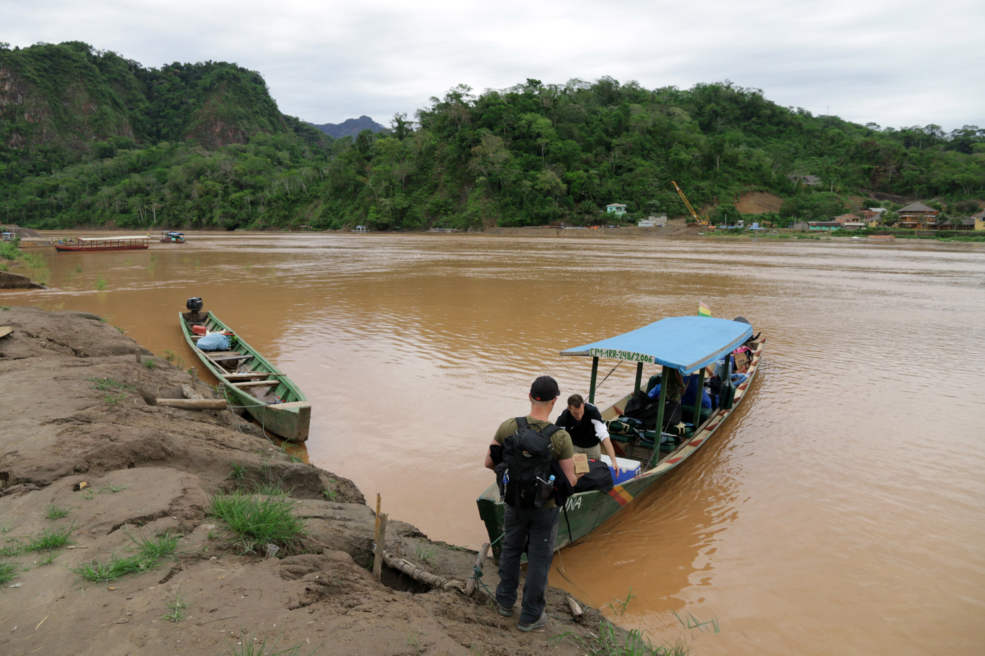 Bolivia 2016 - Dag 15 - Met de boot gaan we de Amazone in