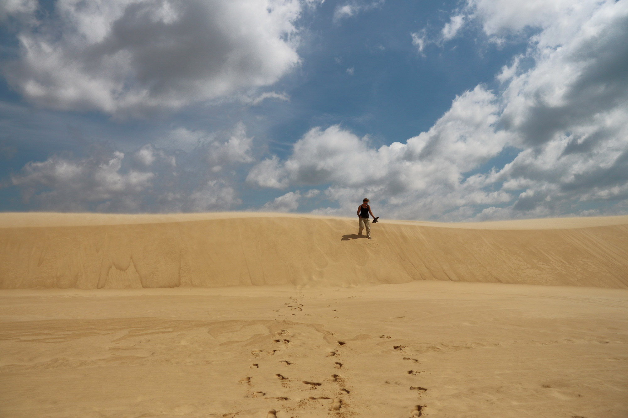 Bolivia 2016 - Dag 3 - Sandboarden bij Parque Regional Lomas de Arena