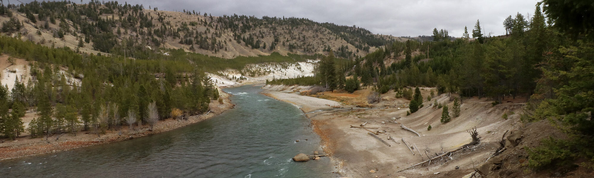 Amerika dag 4 - Yellowstone National Park - Yellowstone River