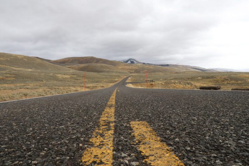 Amerika dag 4 - Yellowstone National Park - Einde van de Blacktail Plateau Drive