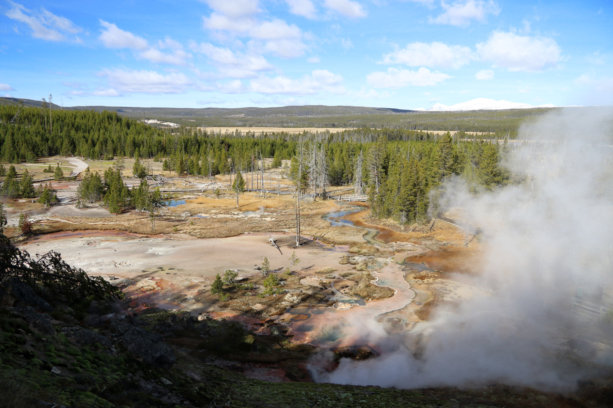 Amerika dag 5 - Yellowstone National Park - Artist's Paintpots