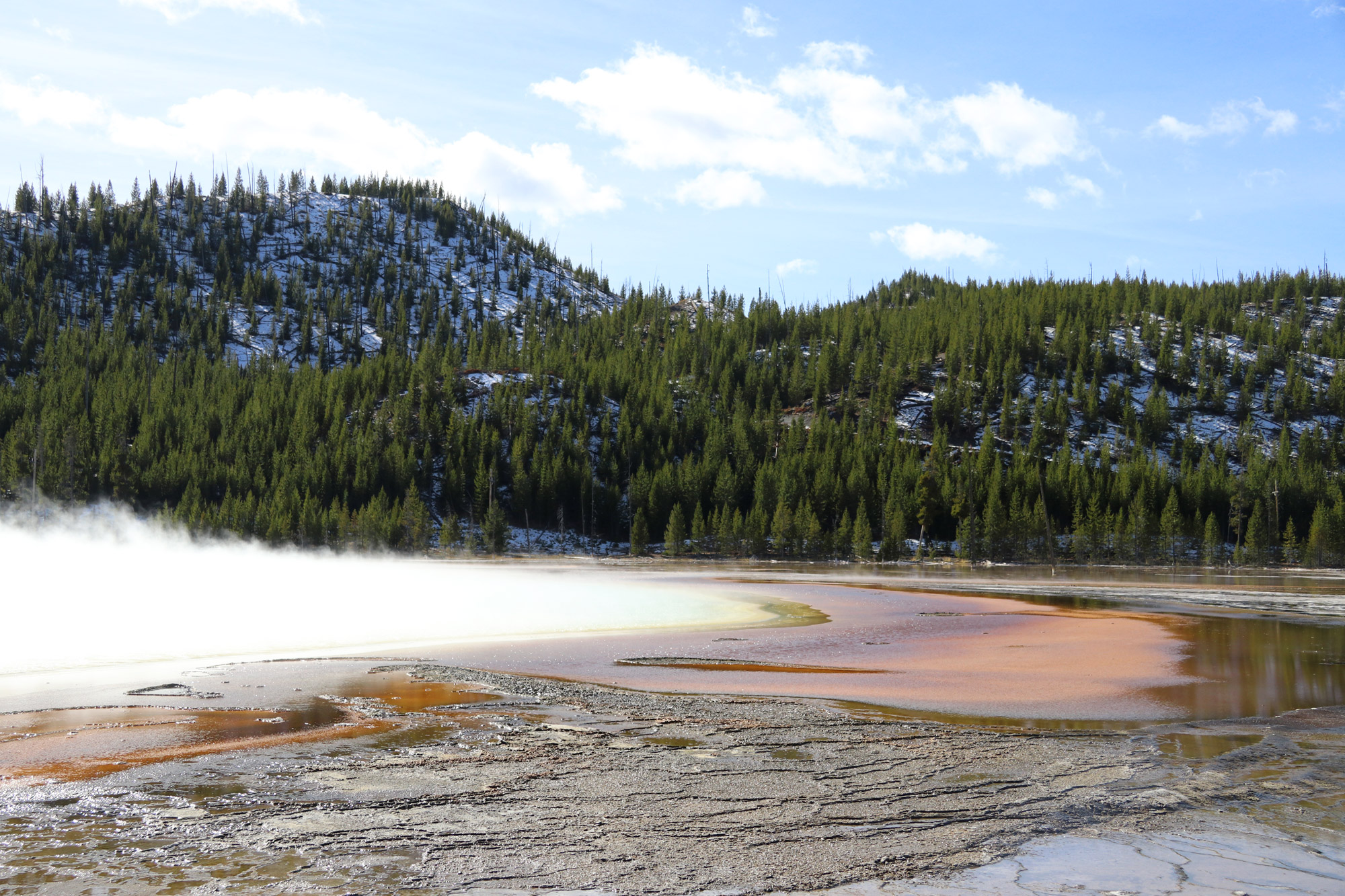 Amerika dag 5 - Yellowstone National Park - Grand Prismatic Spring