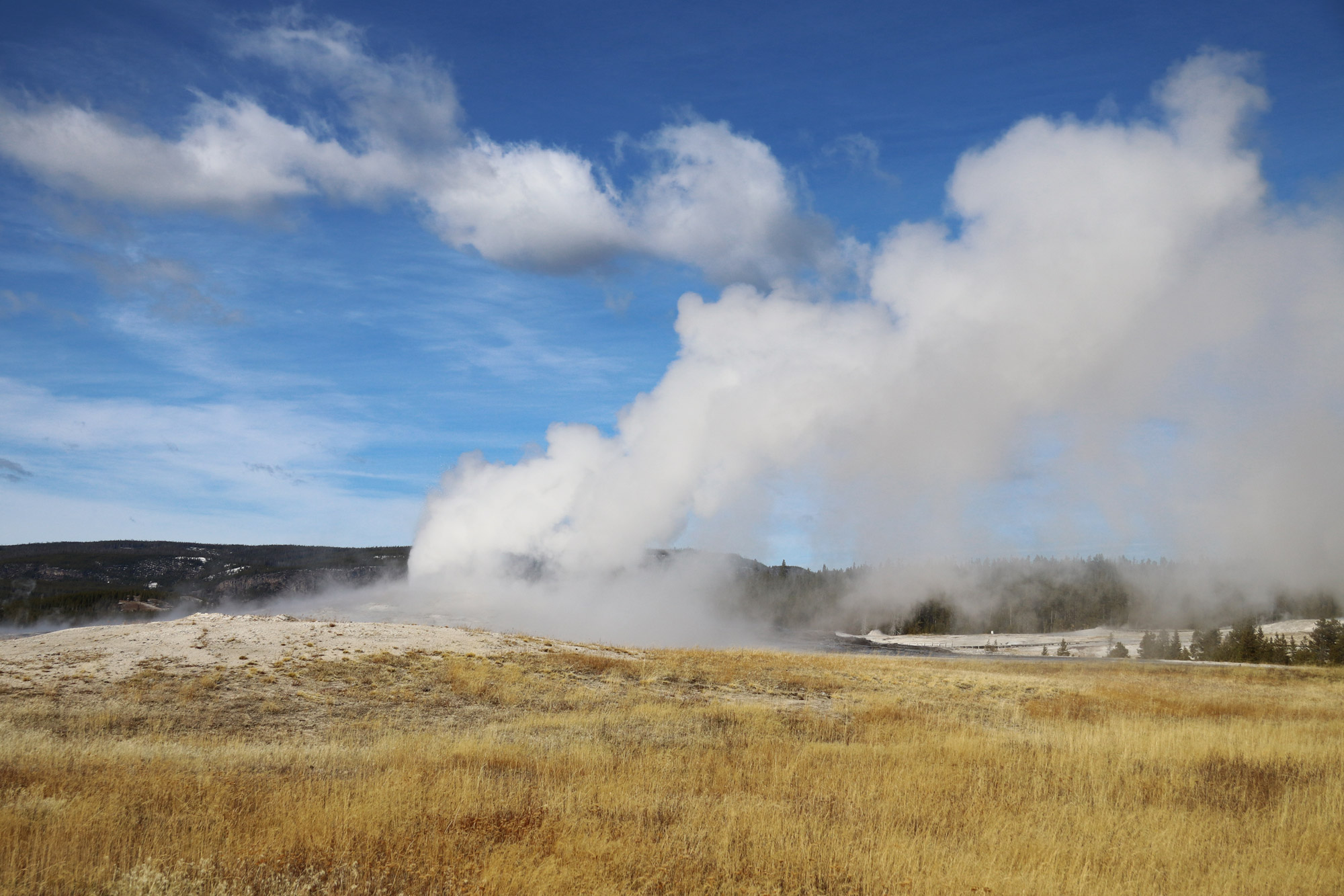 Amerika dag 5 - Yellowstone National Park - Old Faithful