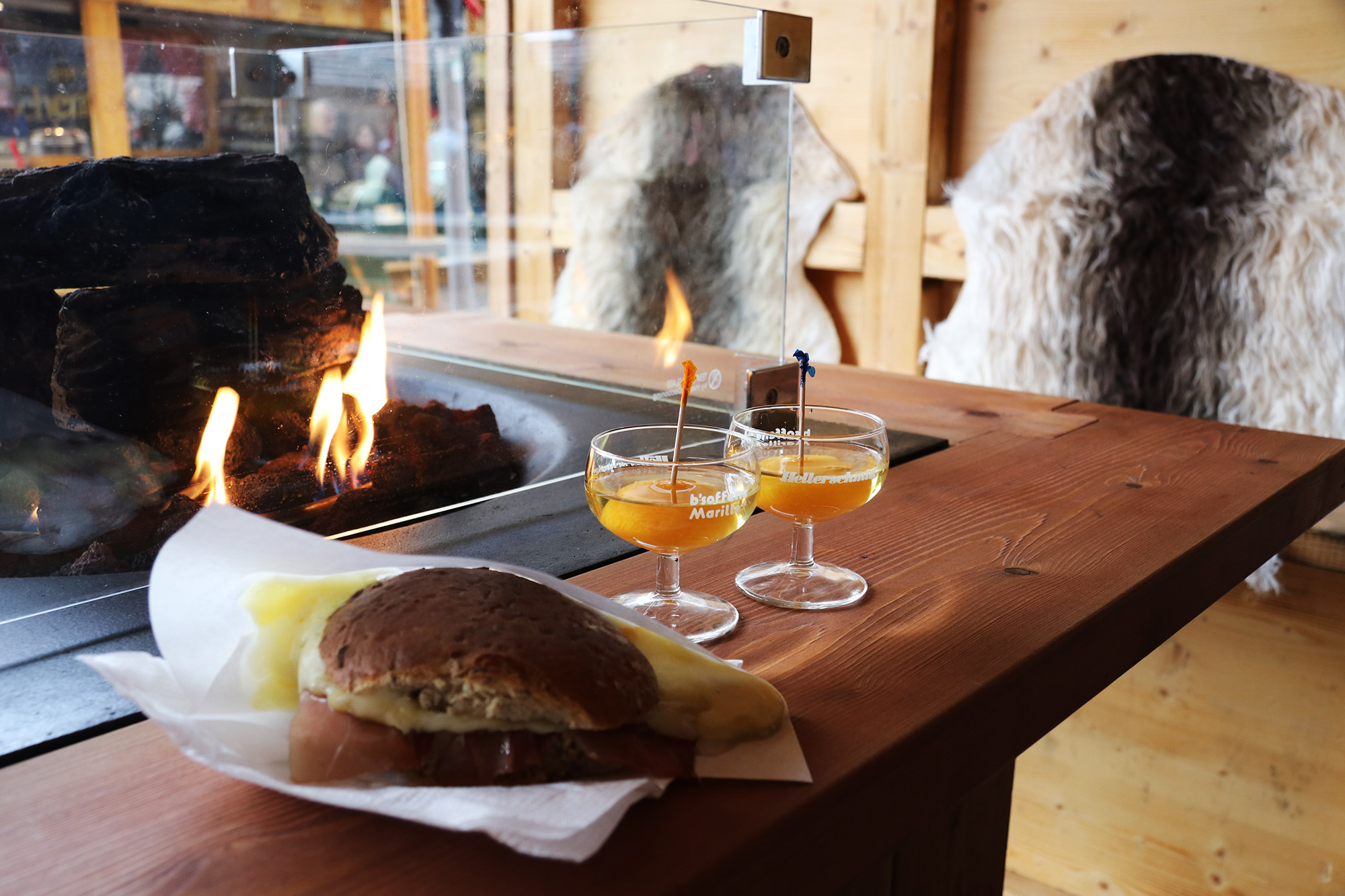 Oberhausen kerstmarkt, mijn tips - Bauerntoast met B'soffene Marille