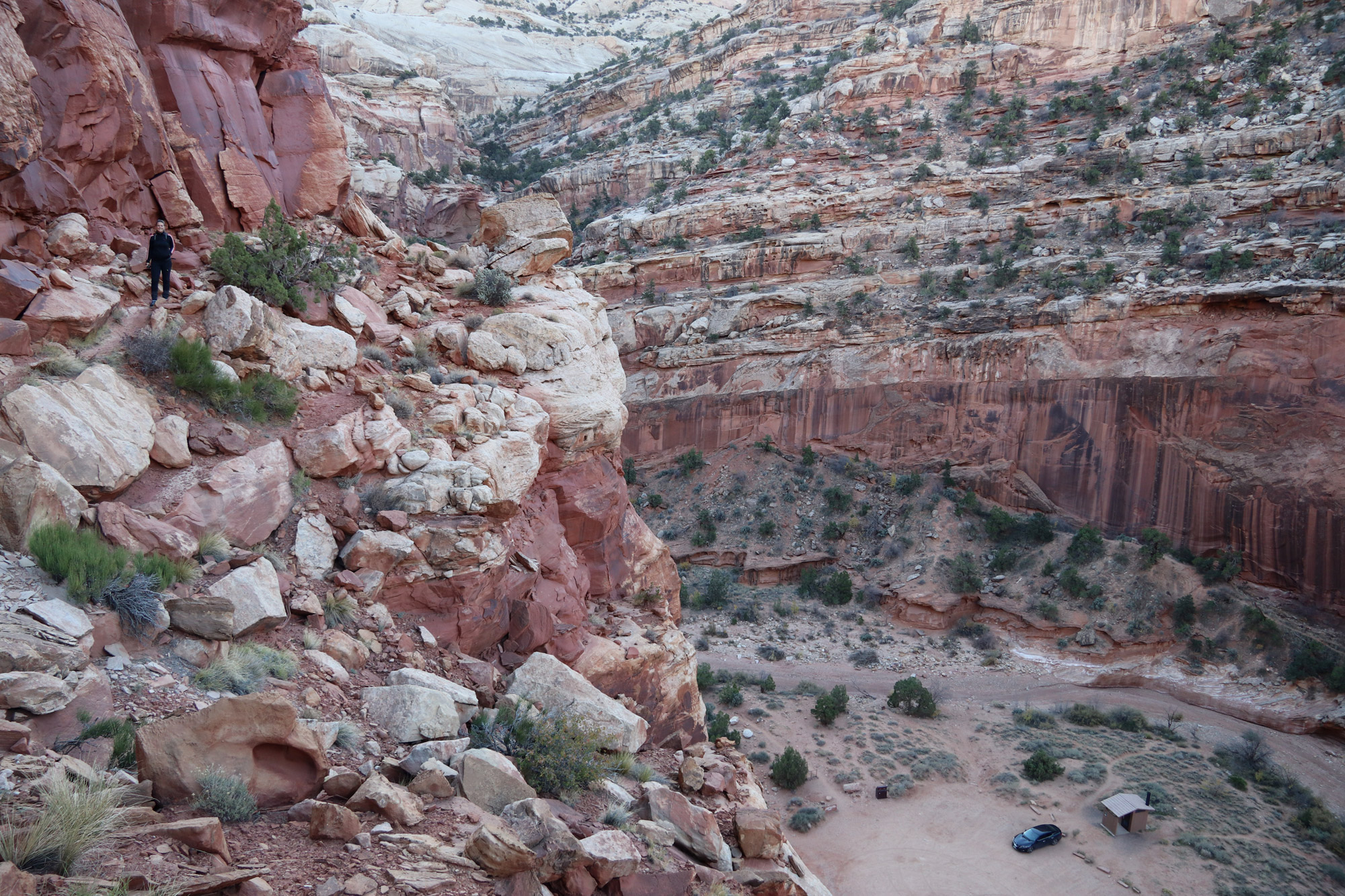 Amerika dag 7 - Capitol Reef National Park - Cassidy Arch Trail