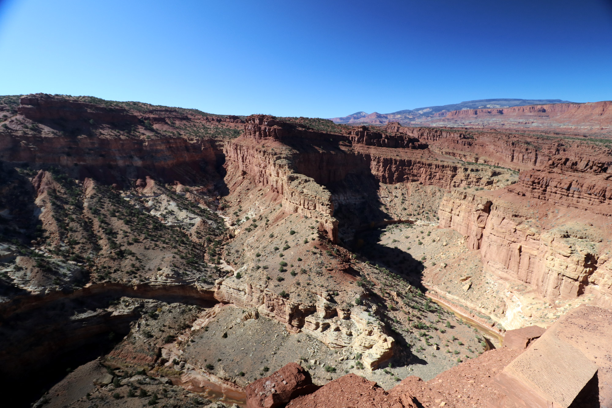 Amerika dag 7 - Capitol Reef National Park - Goosenecks Overlook