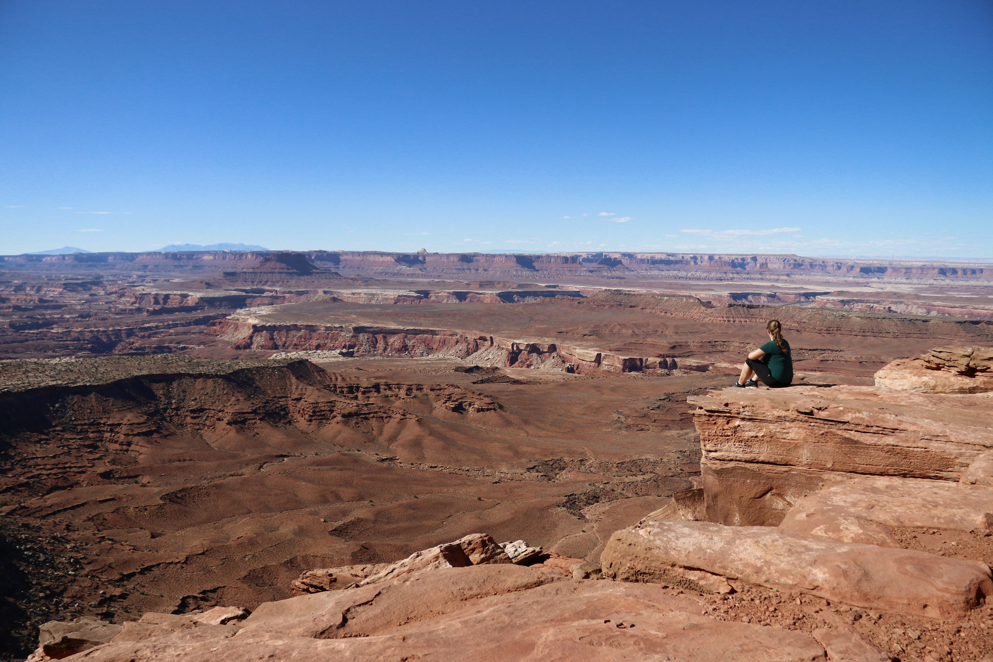 Amerika dag 8 - Canyonlands National Park - Grand View Point Overlook