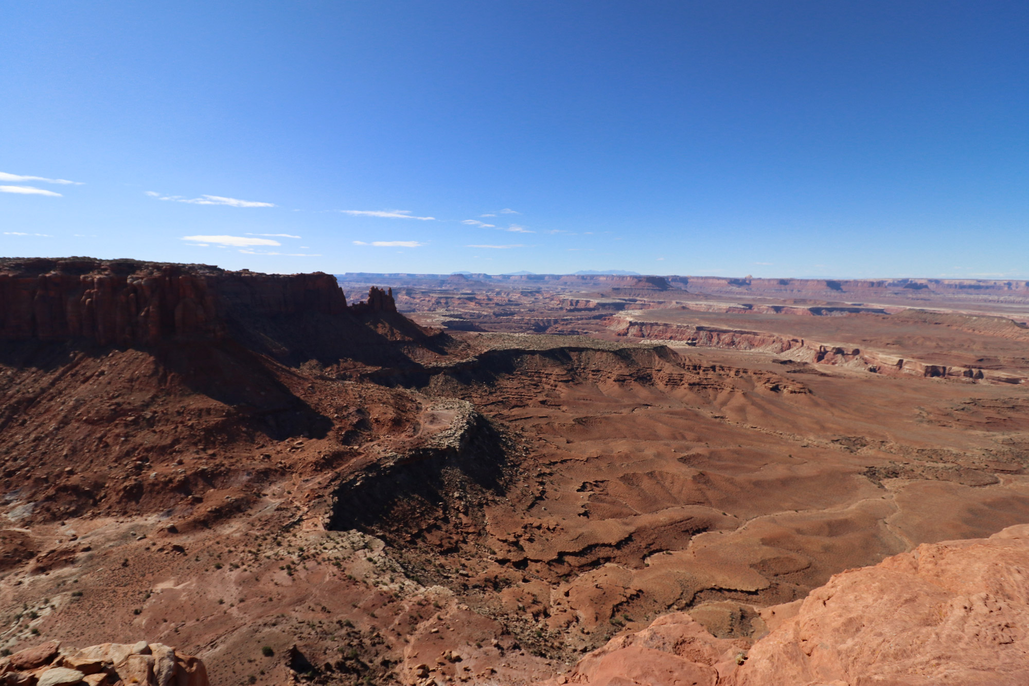 Amerika dag 8 - Canyonlands National Park - Grand View Point Overlook