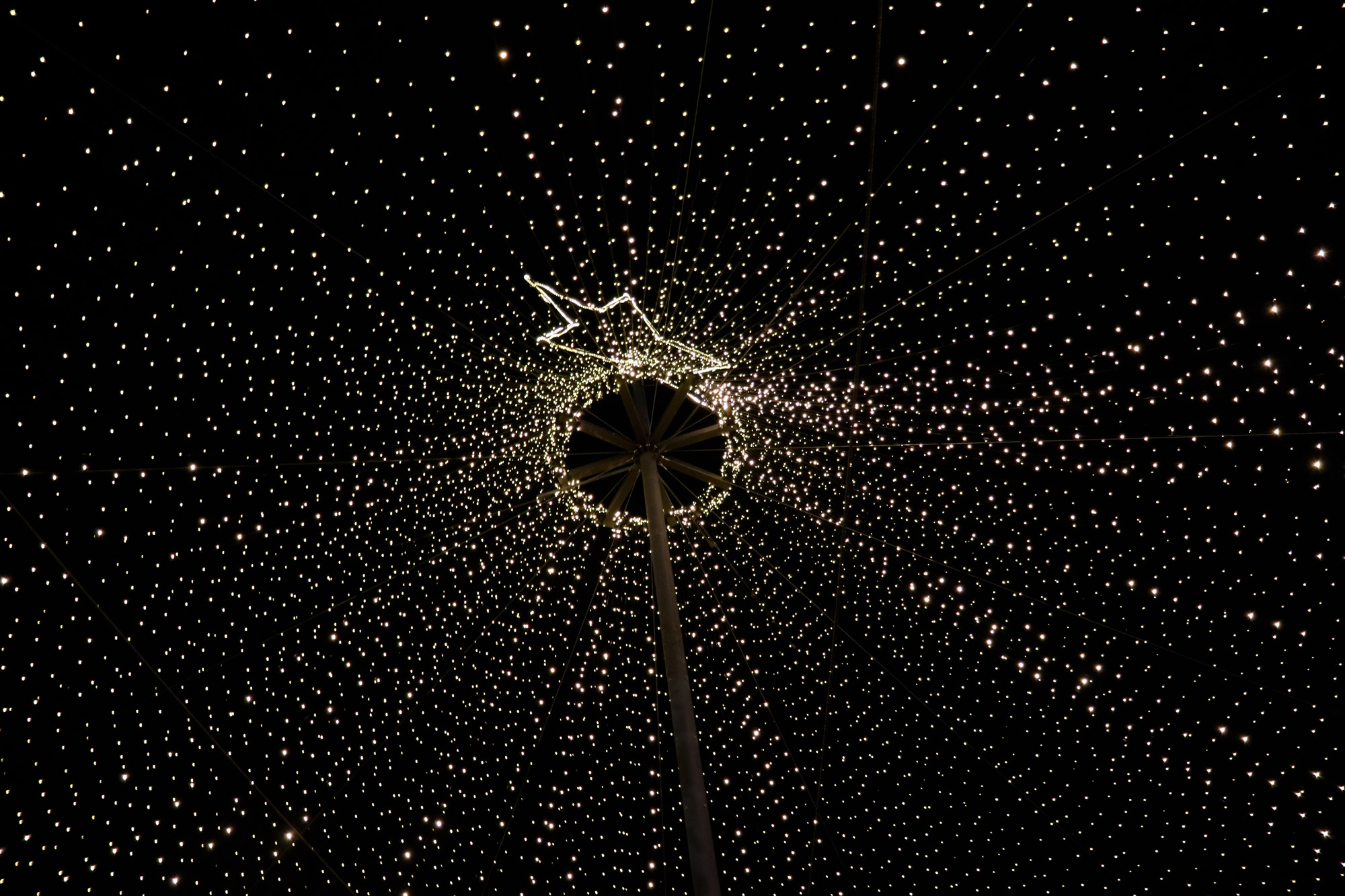 Bielefeld kerstmarkt - Lichtjeshemel