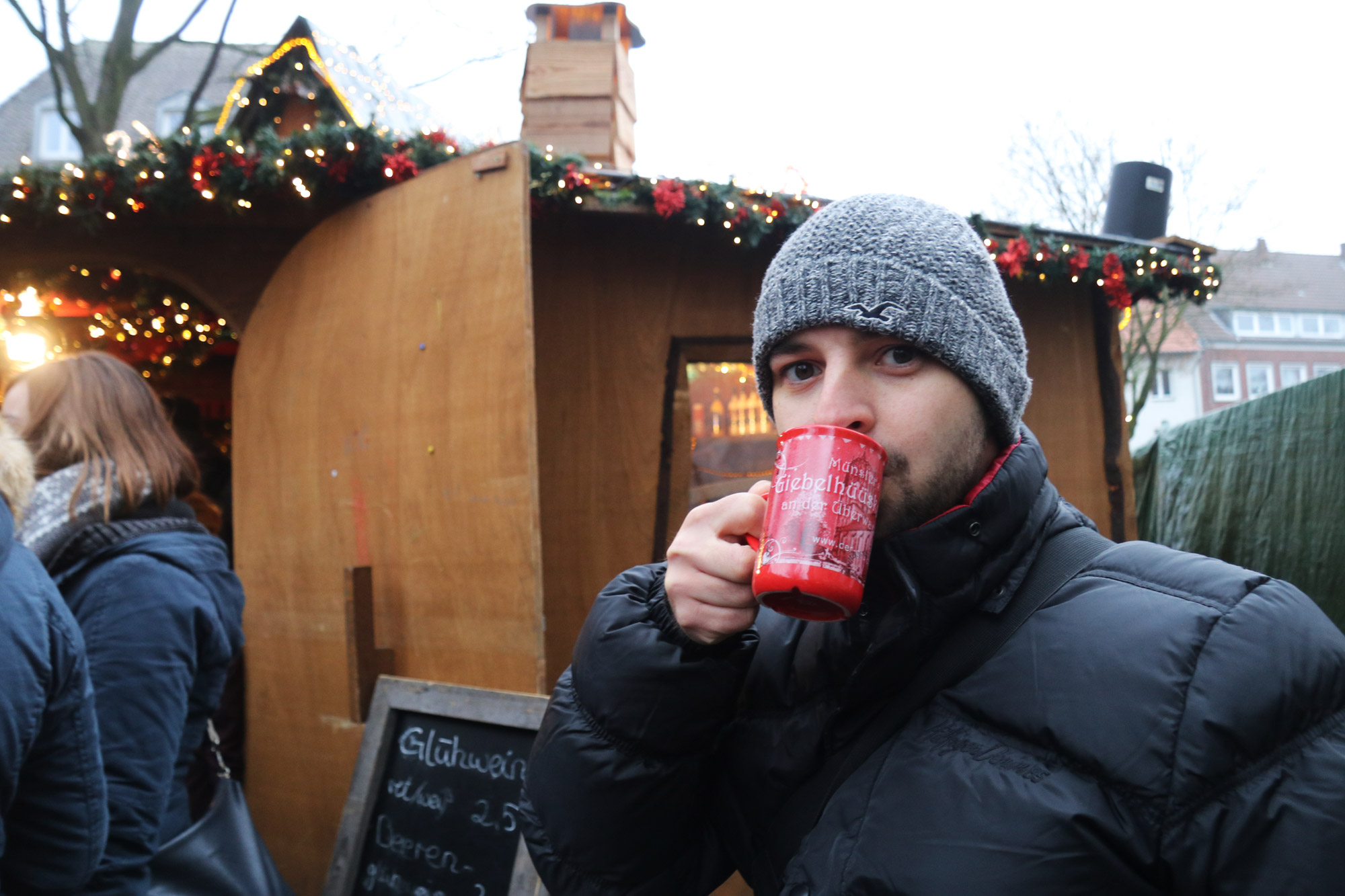 Münster kerstmarkt - Glühwein