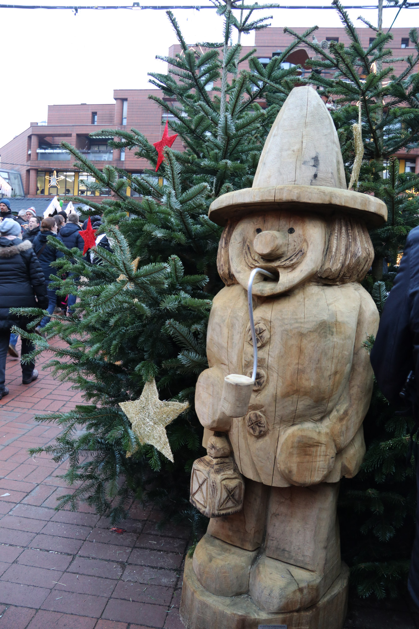 Münster kerstmarkt - Rauchermänner