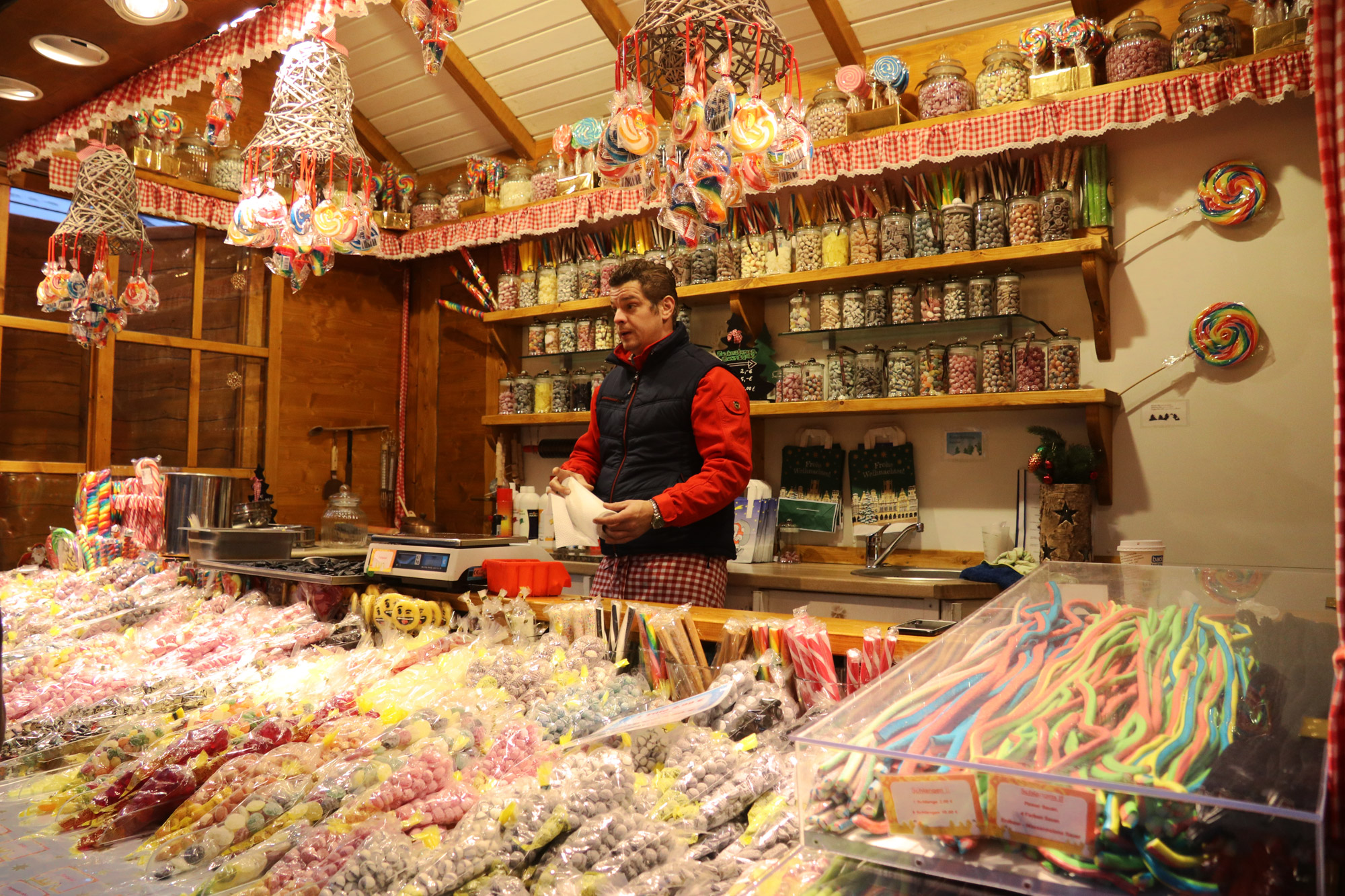 Münster kerstmarkt - Snoepgoed