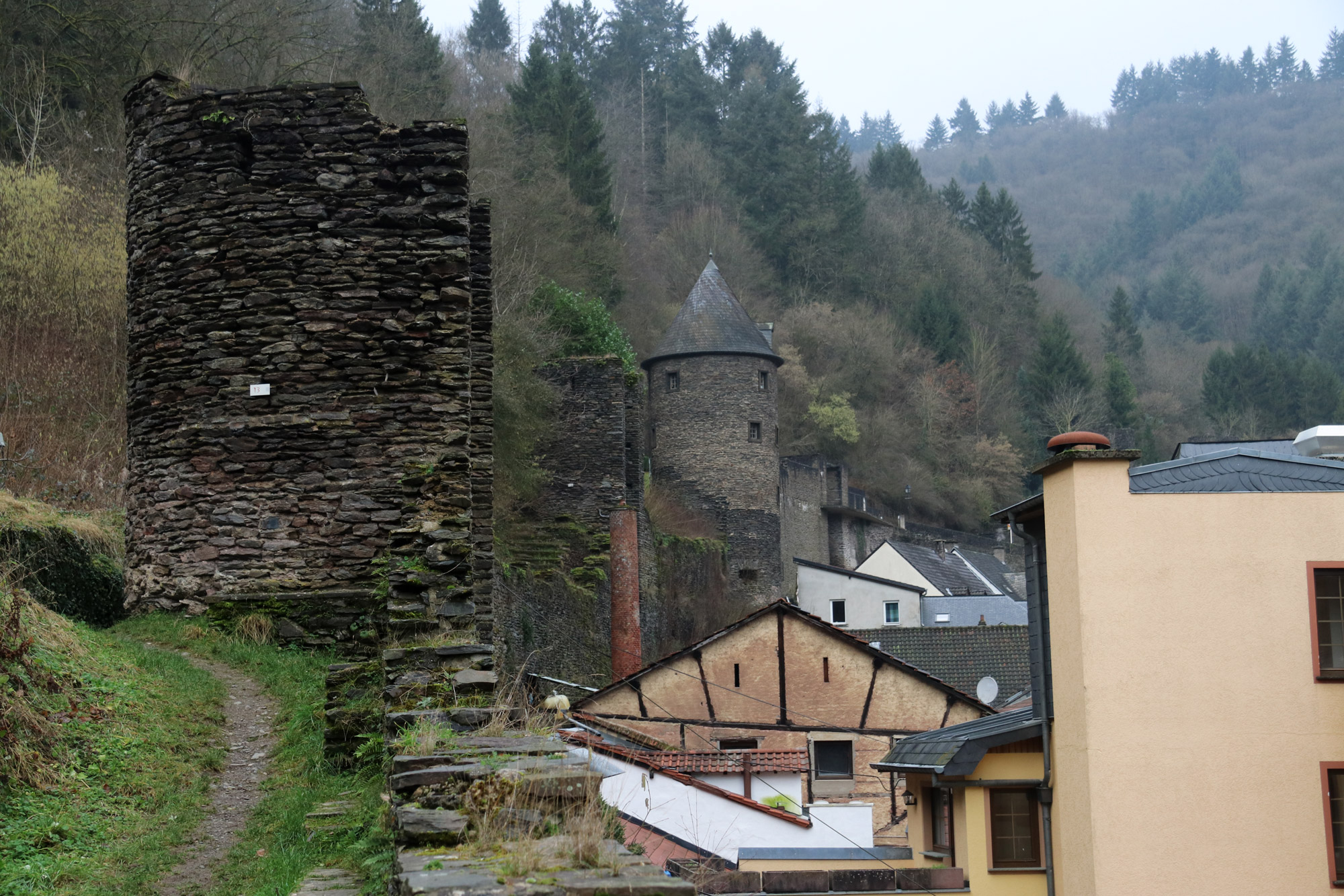 5x doen in Vianden - Loop langs de stadsmuur