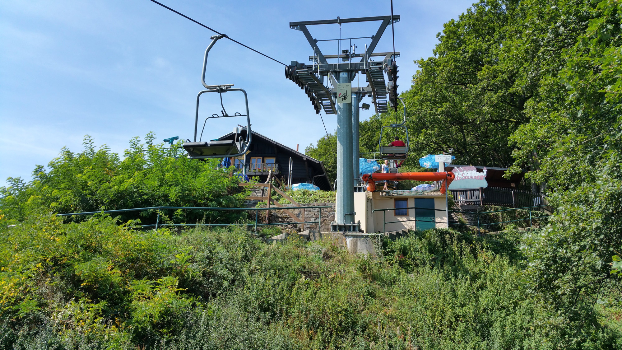 5x doen in Vianden - Naar het panorama uitzicht met de stoeltjeslift