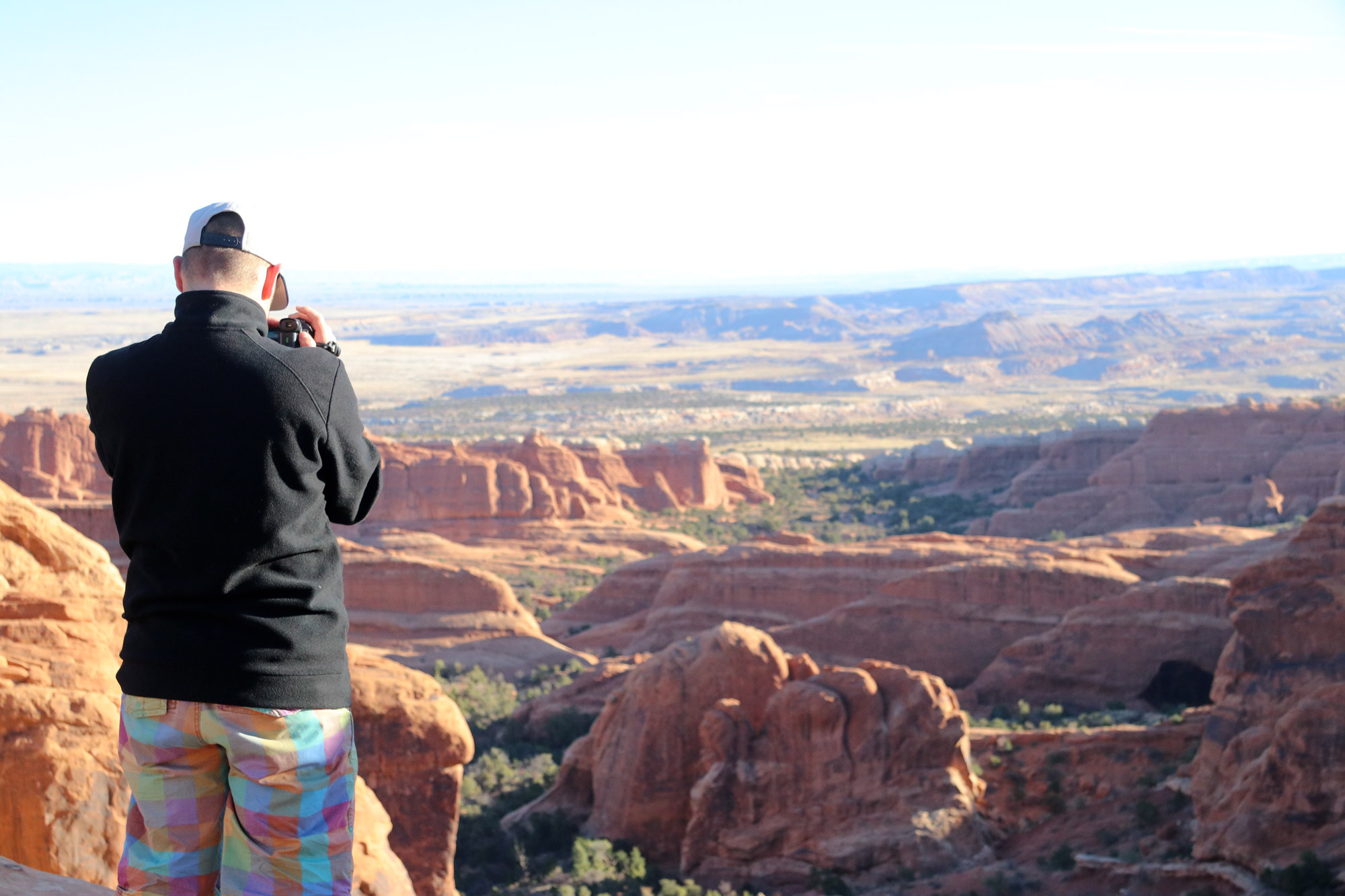 Amerika dag 9 - Arches National Park - Black Arch Overlook