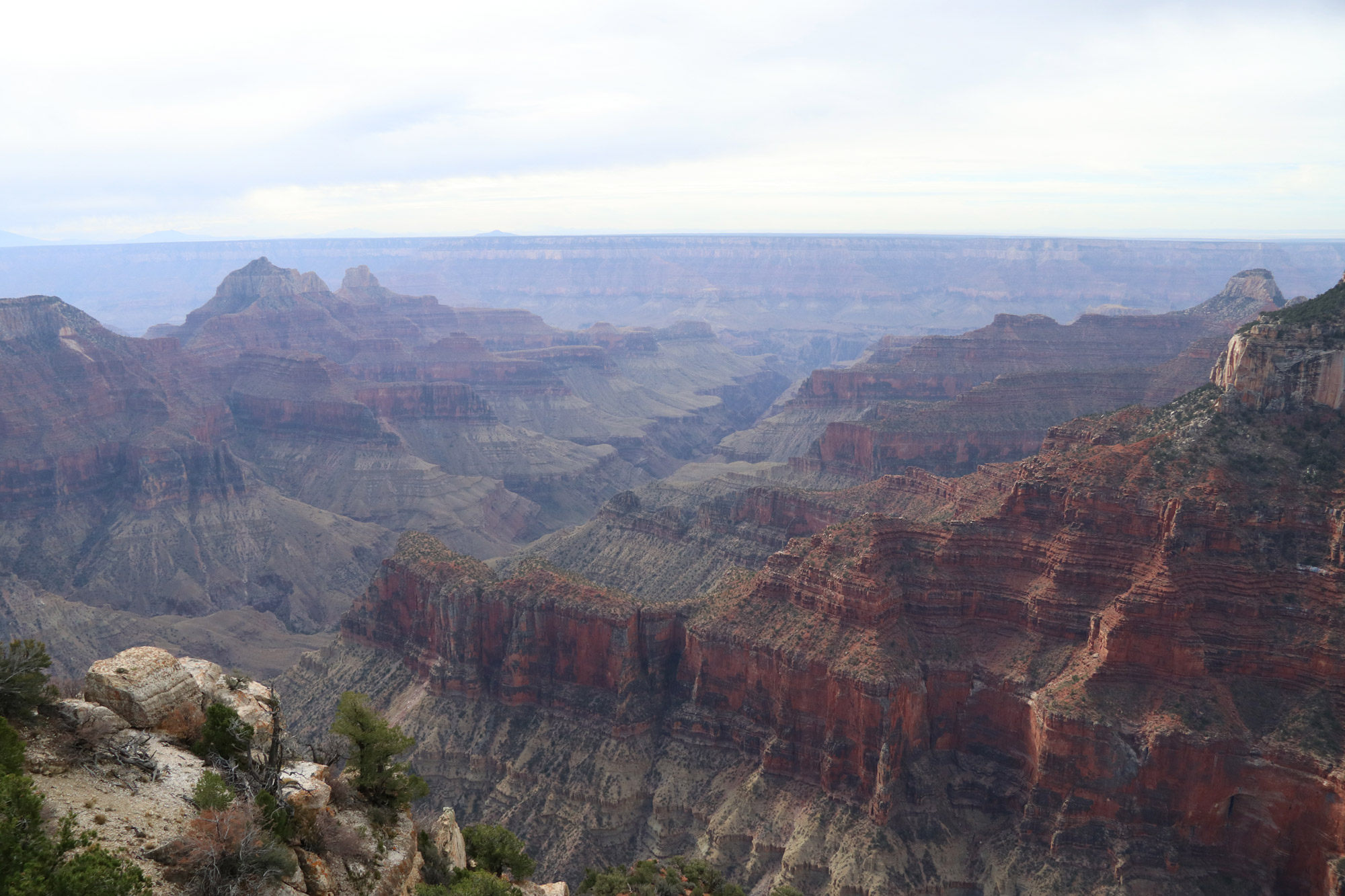 Amerika dag 13 - Grand Canyon National Park - Bright Angel Point