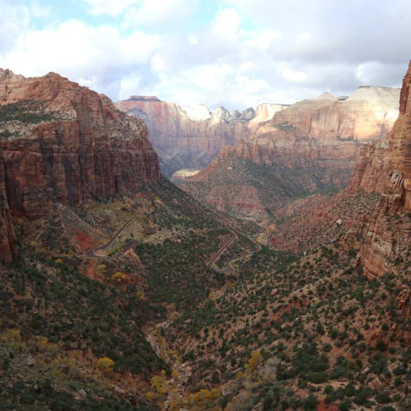 Amerika dag 16 - Zion National Park - Canyon Overlook