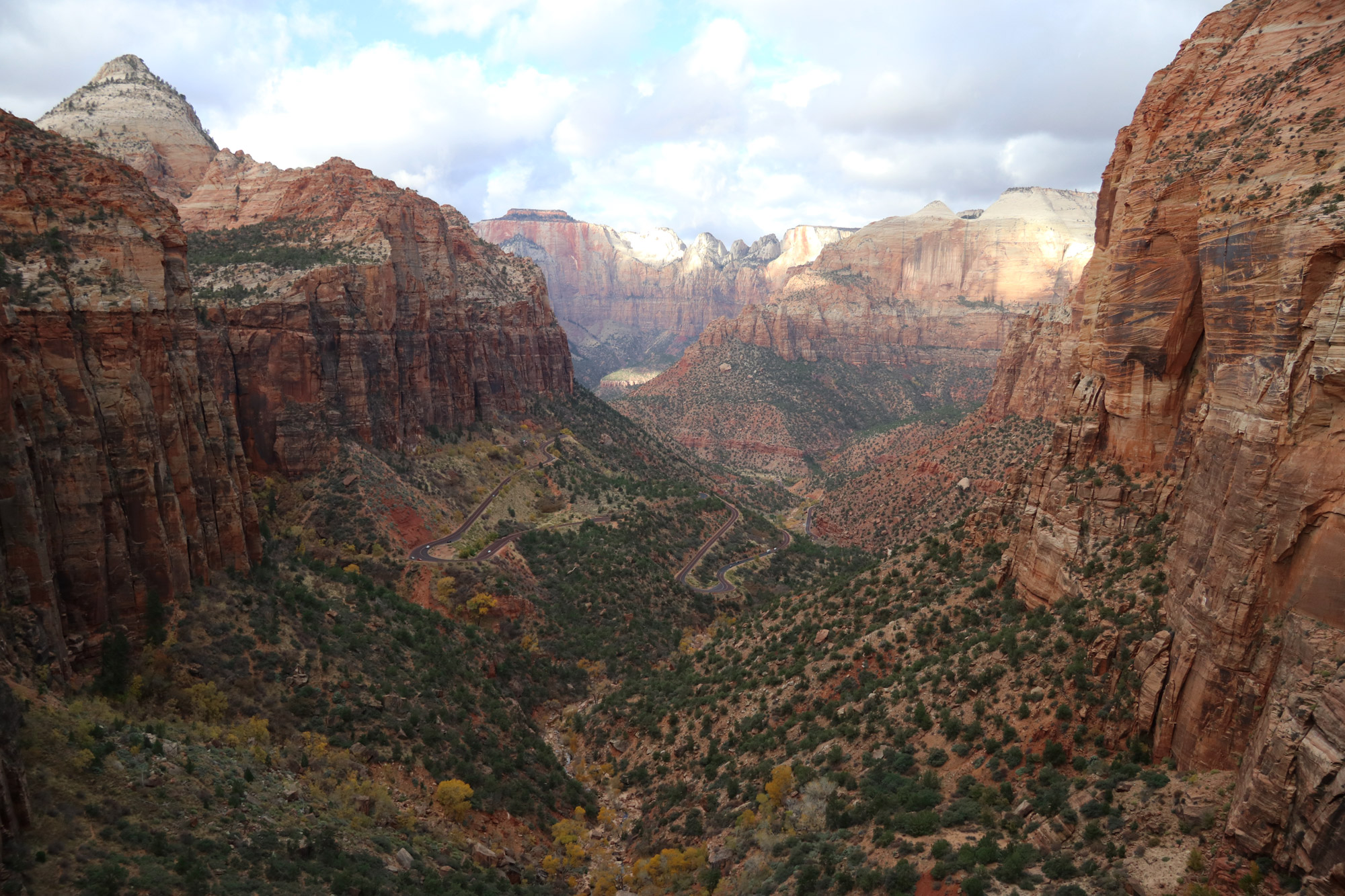 Amerika dag 16 - Zion National Park - Canyon Overlook