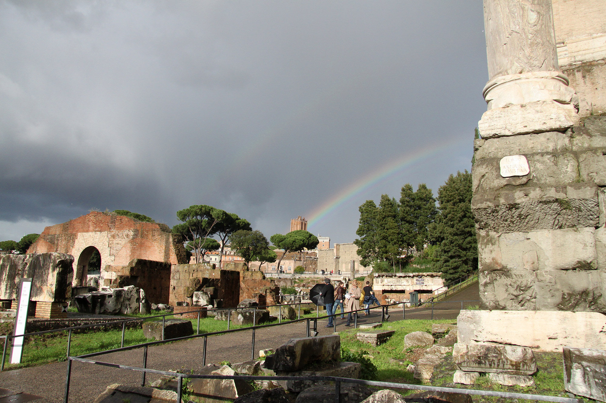 Voorbereidingen voor een stedentrip naar Rome