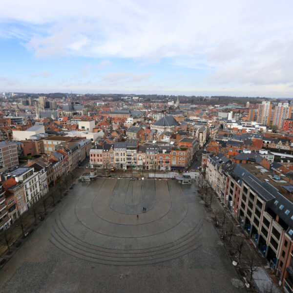 Weekendje Leuven - Uitzicht vanaf de toren van de Universiteitsbibliotheek