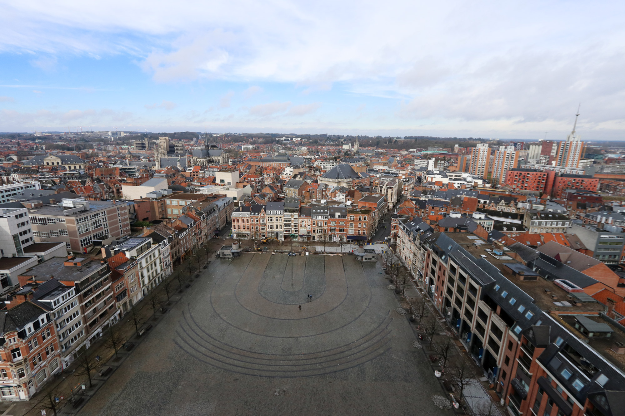 Weekendje Leuven - Uitzicht vanaf de toren van de Universiteitsbibliotheek