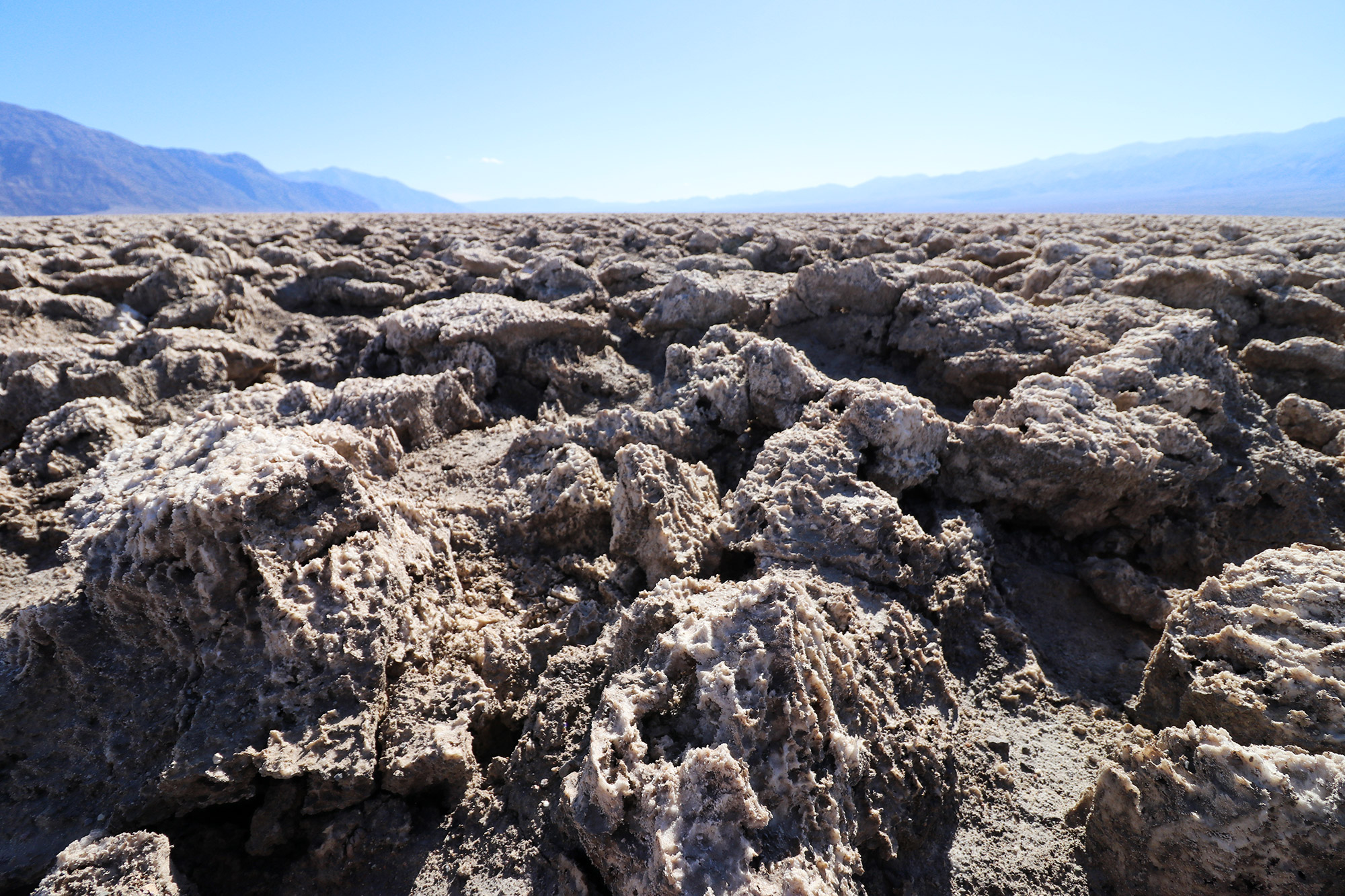 Amerika dag 18 - Death Valley National Park - Devil's Golf Courrse